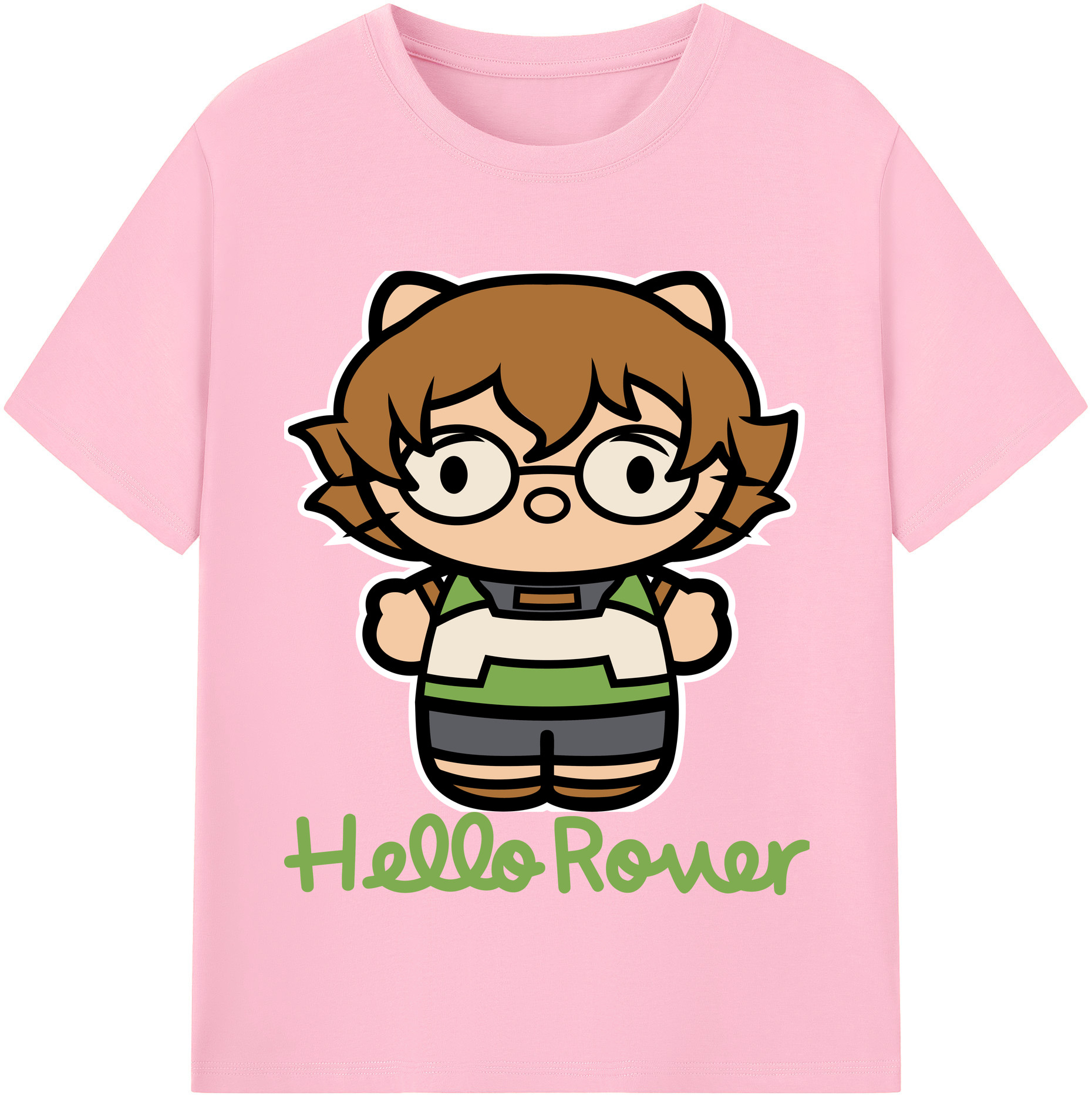 （画像用） Hello Kitty ハローキティ 綿100％半袖Tシャツ（フロントプリント）