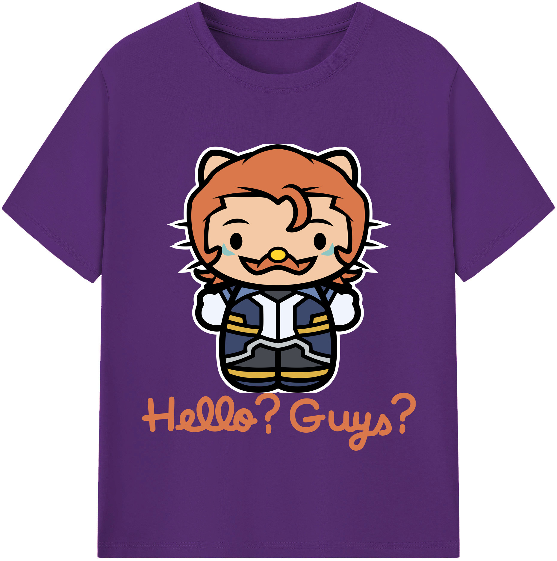 （画像用） Hello Kitty ハローキティ 綿100％半袖Tシャツ（フロントプリント）