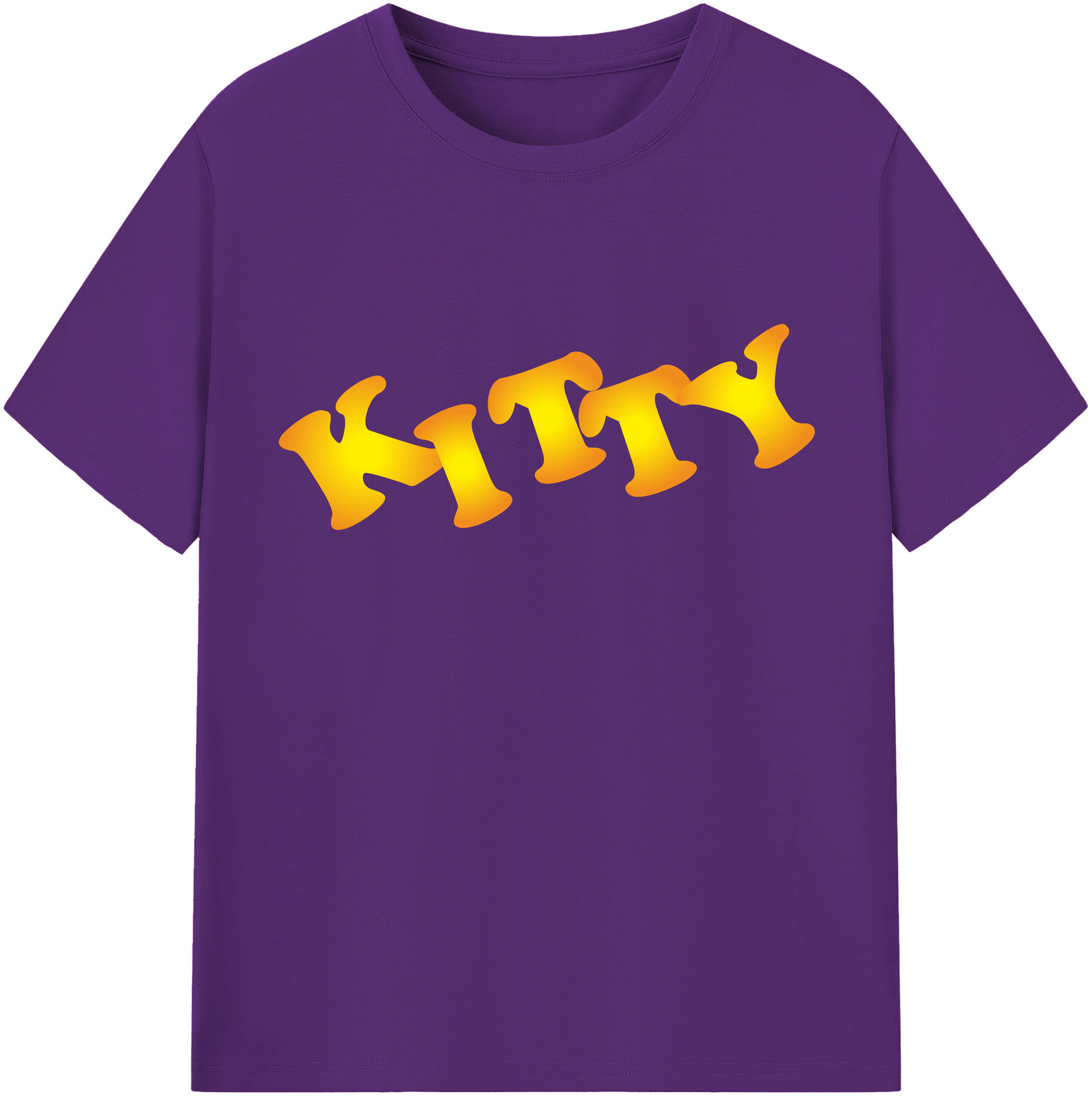 （画像用） Hello Kitty ハローキティ 綿100％半袖Tシャツ（フロントプリント）