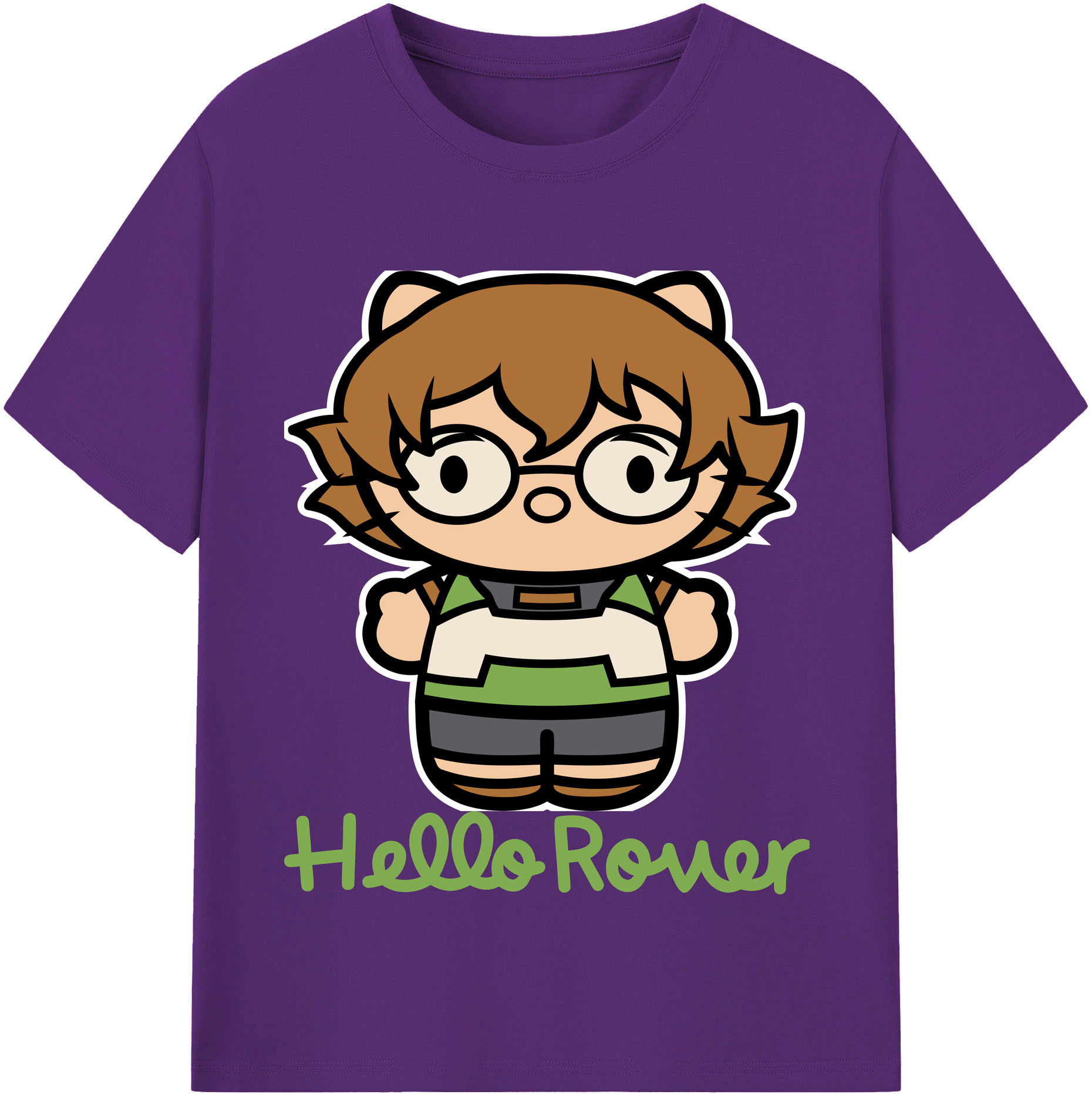 （画像用） Hello Kitty ハローキティ 綿100％半袖Tシャツ（フロントプリント）