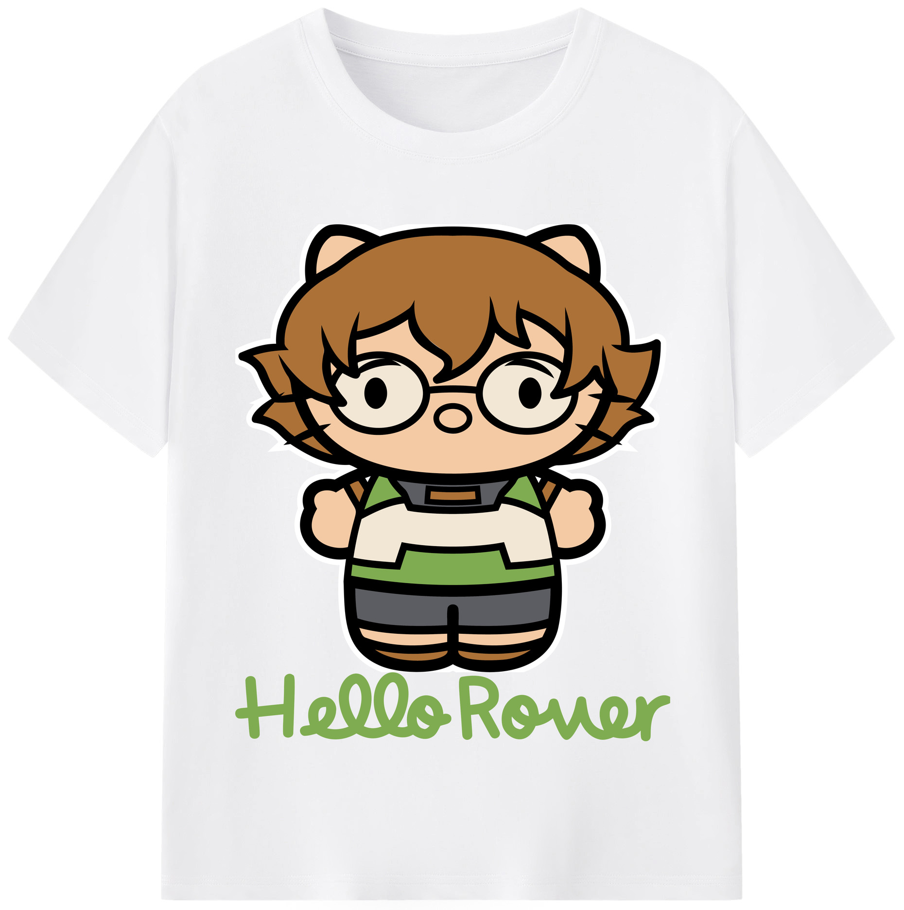 （画像用） Hello Kitty ハローキティ 綿100％半袖Tシャツ（フロントプリント）