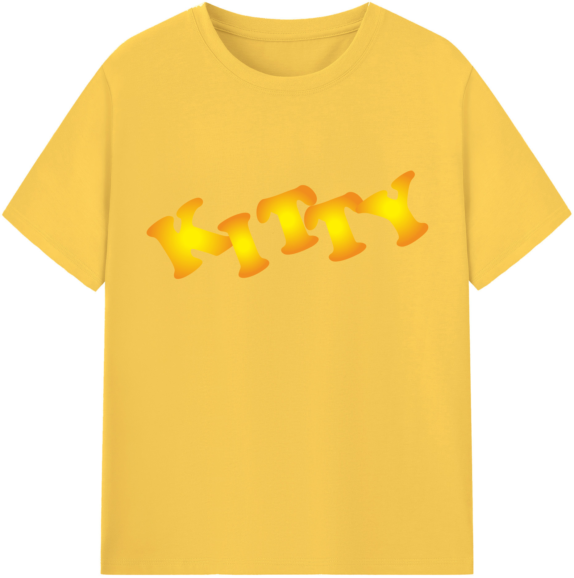 （画像用） Hello Kitty ハローキティ 綿100％半袖Tシャツ（フロントプリント）