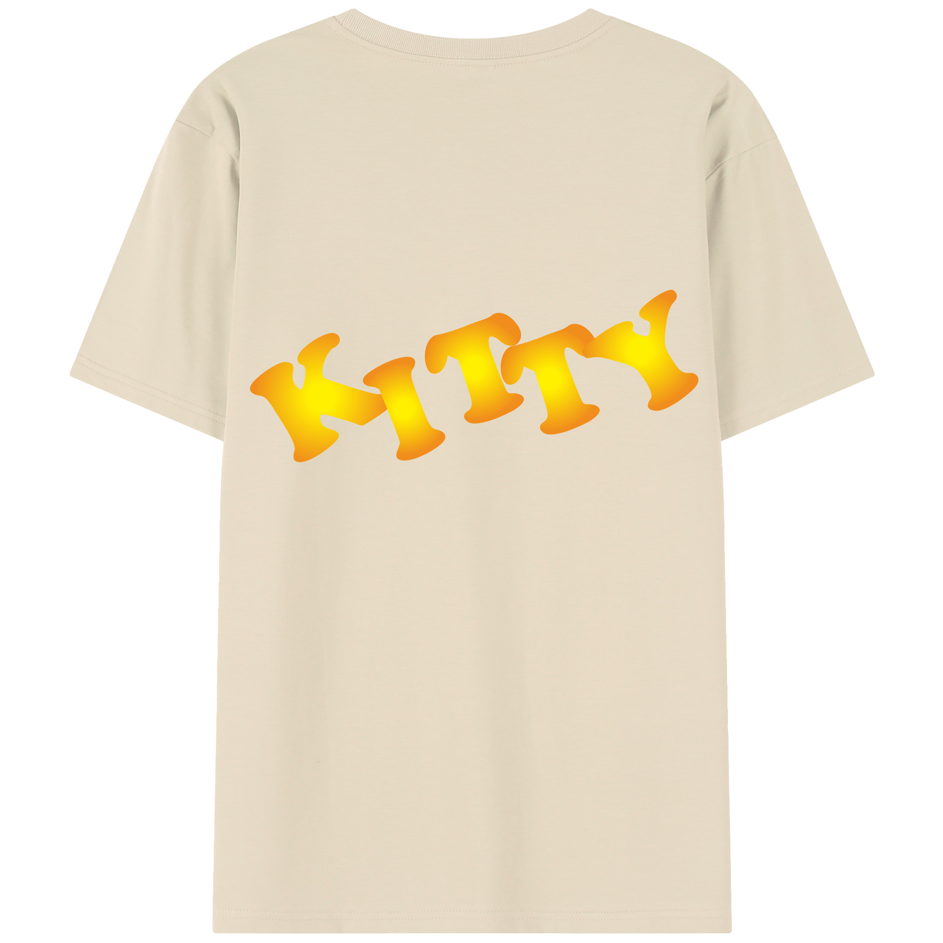 （画像用） Hello Kitty ハローキティ 綿100％半袖Tシャツ（背面プリント）