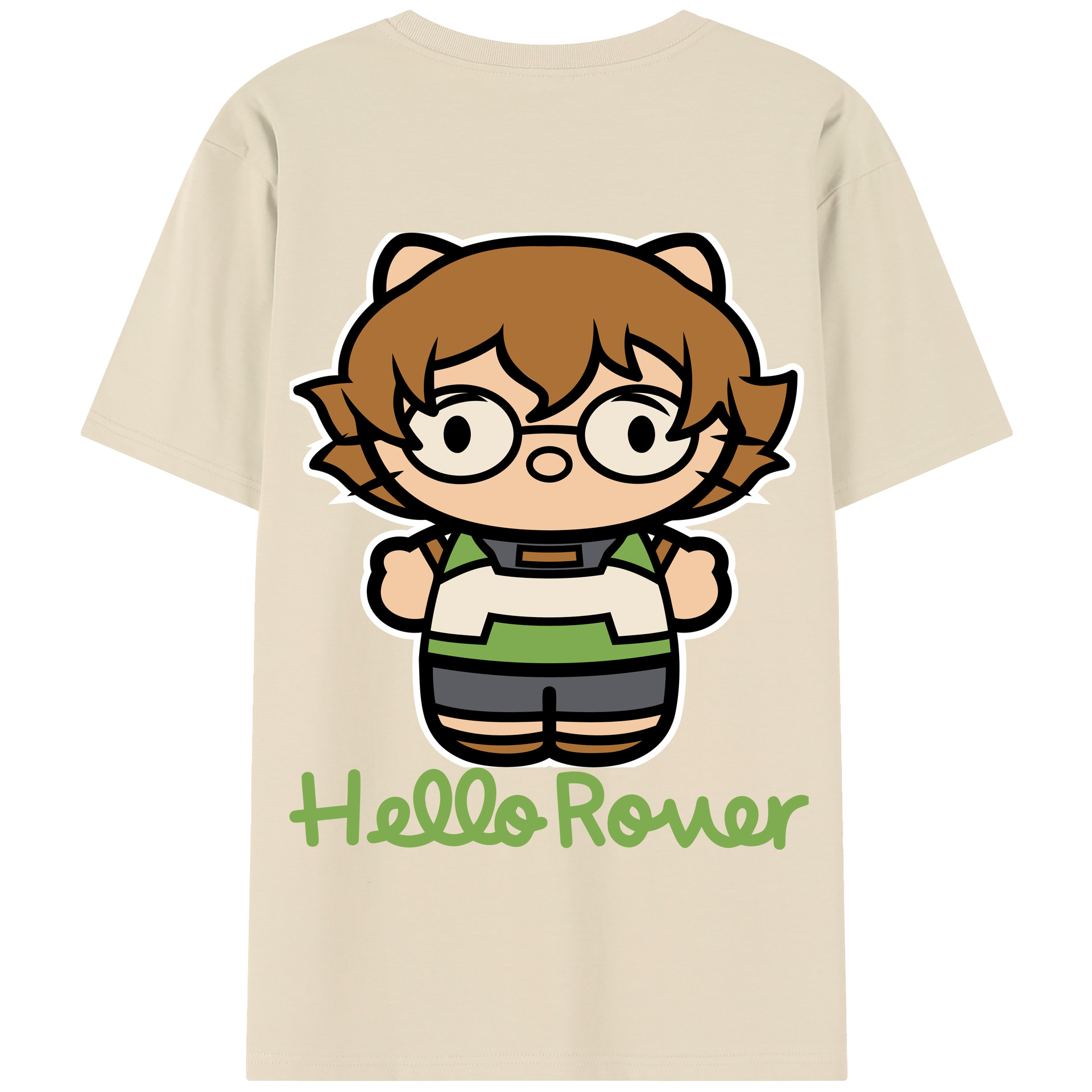 （画像用） Hello Kitty ハローキティ 綿100％半袖Tシャツ（背面プリント）