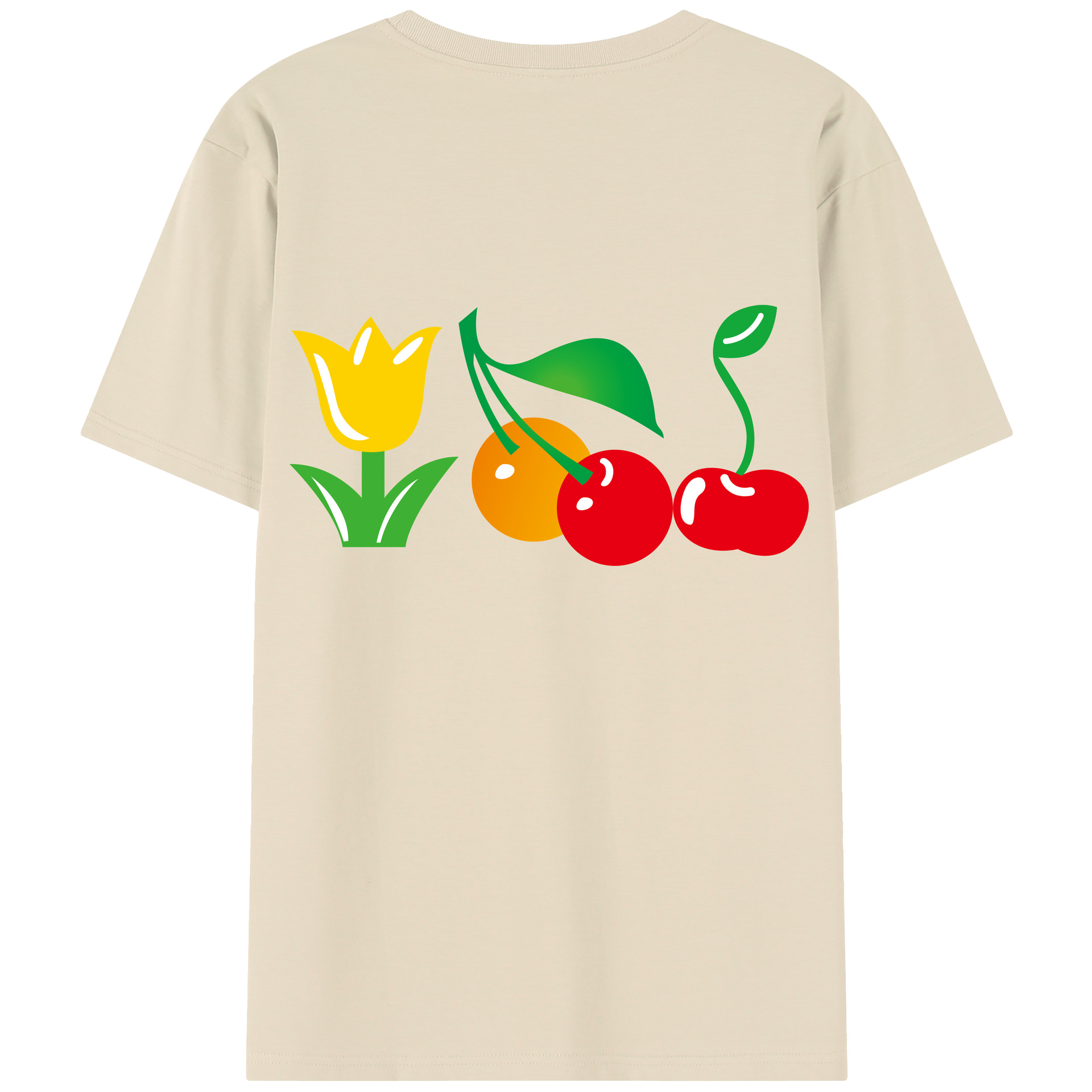 （画像用） Hello Kitty ハローキティ 綿100％半袖Tシャツ（背面プリント）