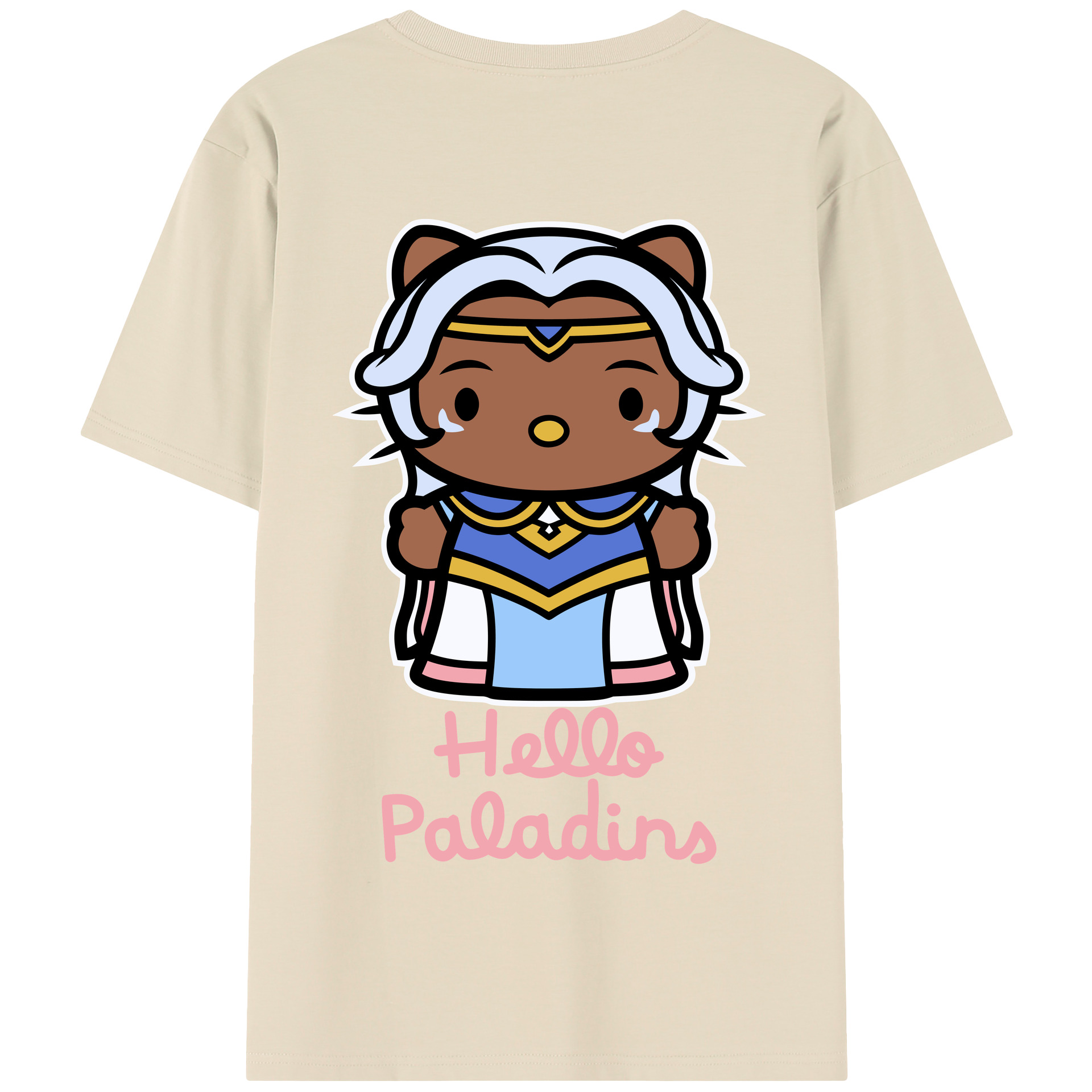 （画像用） Hello Kitty ハローキティ 綿100％半袖Tシャツ（背面プリント）