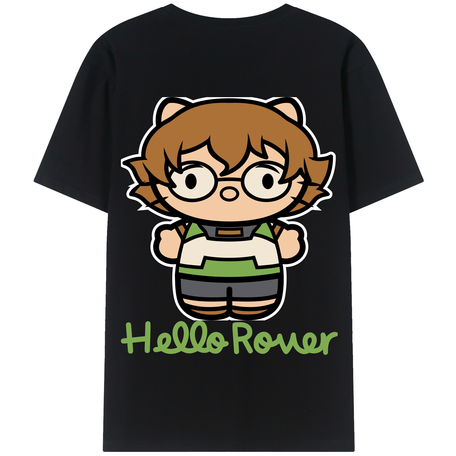 （画像用） Hello Kitty ハローキティ 綿100％半袖Tシャツ（背面プリント）