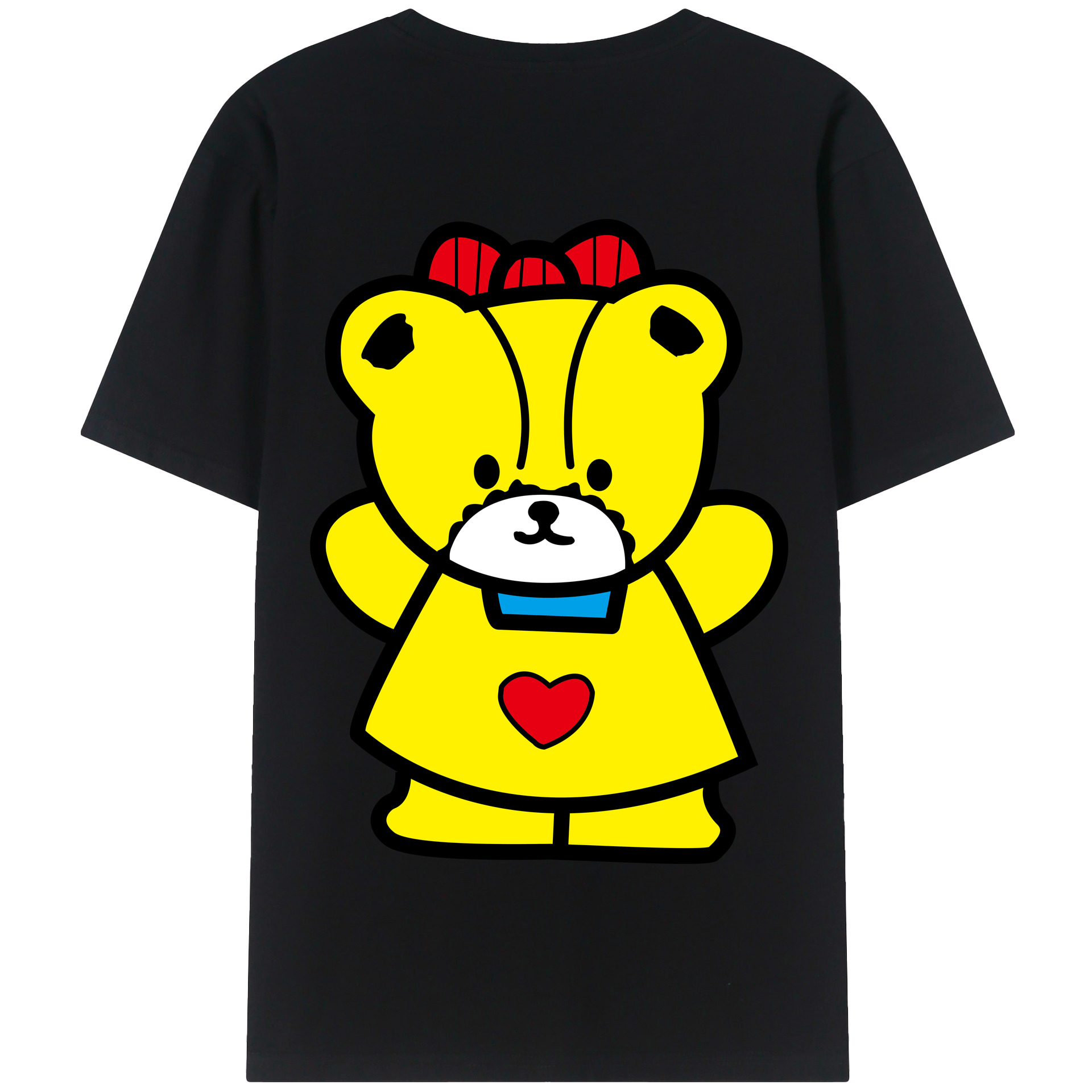 （画像用） Hello Kitty ハローキティ 綿100％半袖Tシャツ（背面プリント）