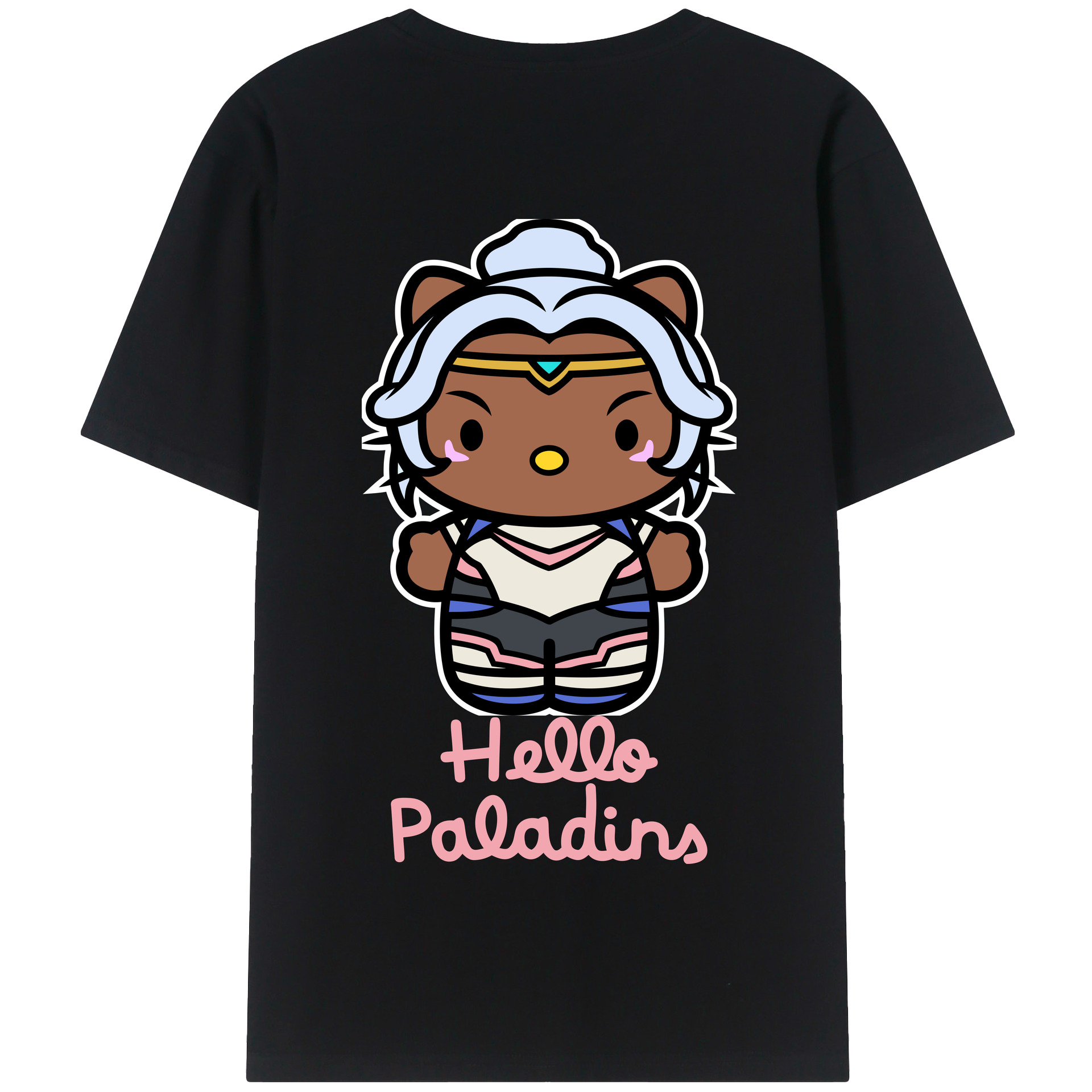 （画像用） Hello Kitty ハローキティ 綿100％半袖Tシャツ（背面プリント）