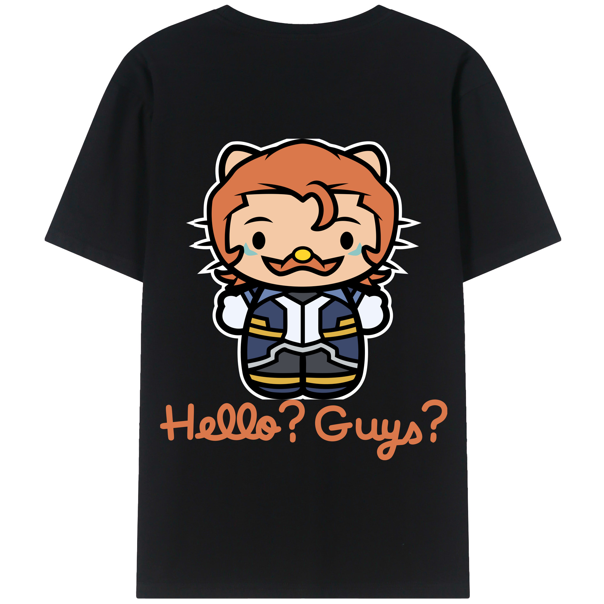 （画像用） Hello Kitty ハローキティ 綿100％半袖Tシャツ（背面プリント）