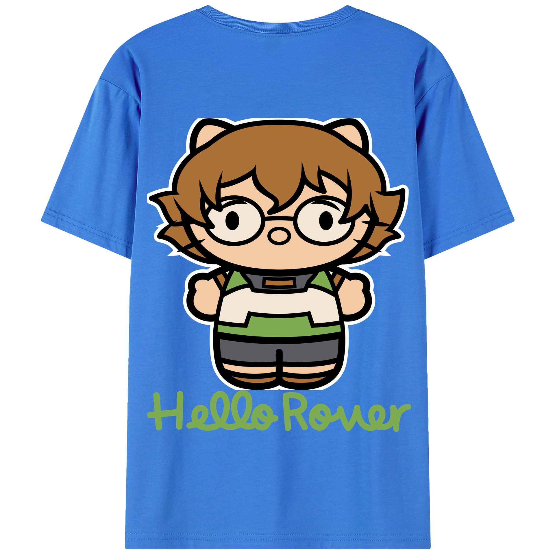 （画像用） Hello Kitty ハローキティ 綿100％半袖Tシャツ（背面プリント）