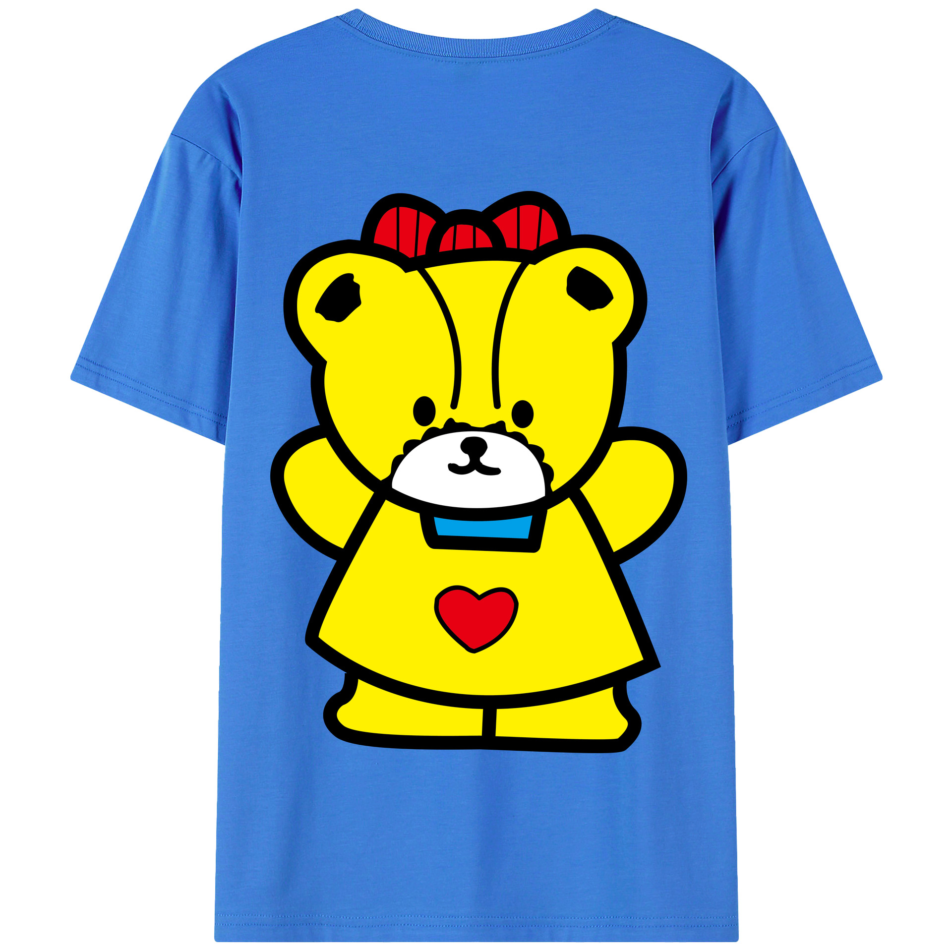 （画像用） Hello Kitty ハローキティ 綿100％半袖Tシャツ（背面プリント）