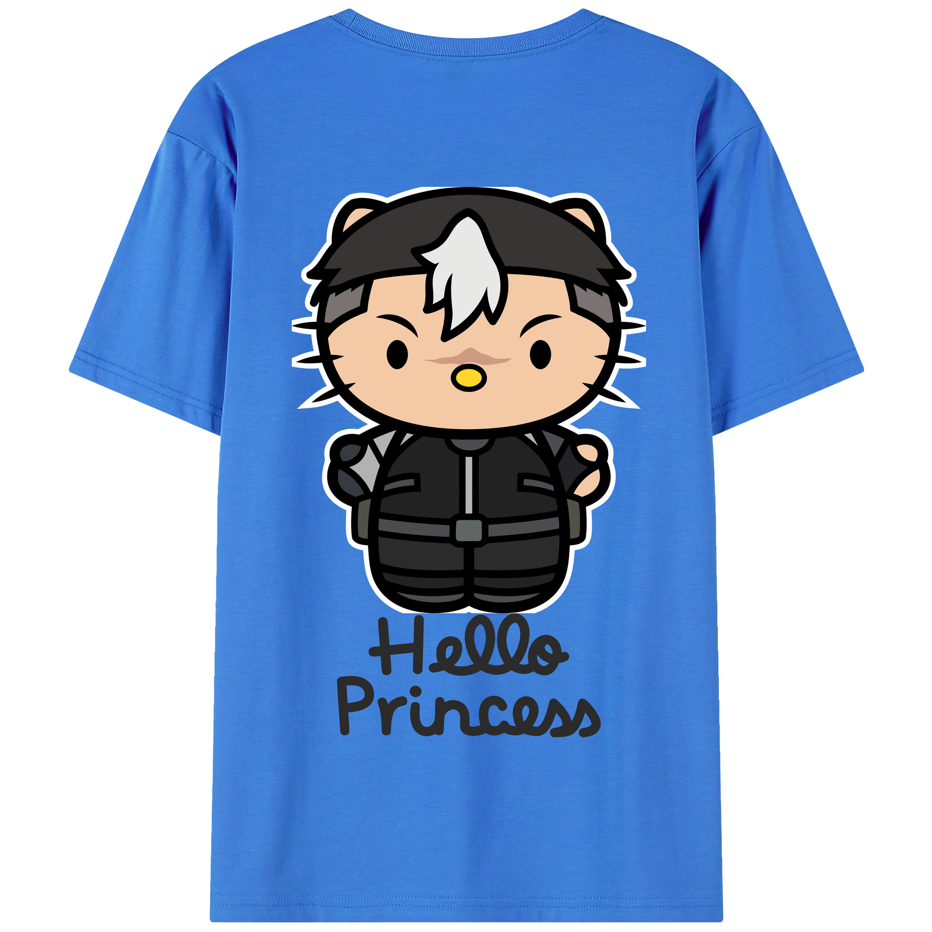 （画像用） Hello Kitty ハローキティ 綿100％半袖Tシャツ（背面プリント）