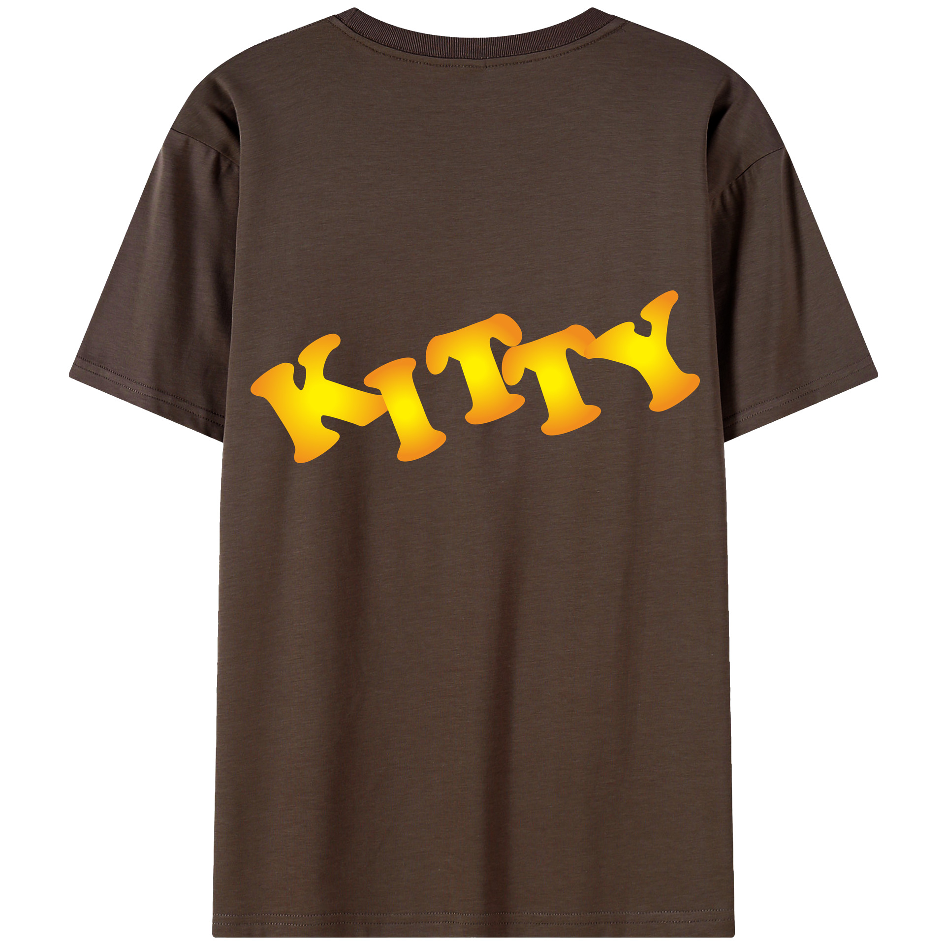 （画像用） Hello Kitty ハローキティ 綿100％半袖Tシャツ（背面プリント）
