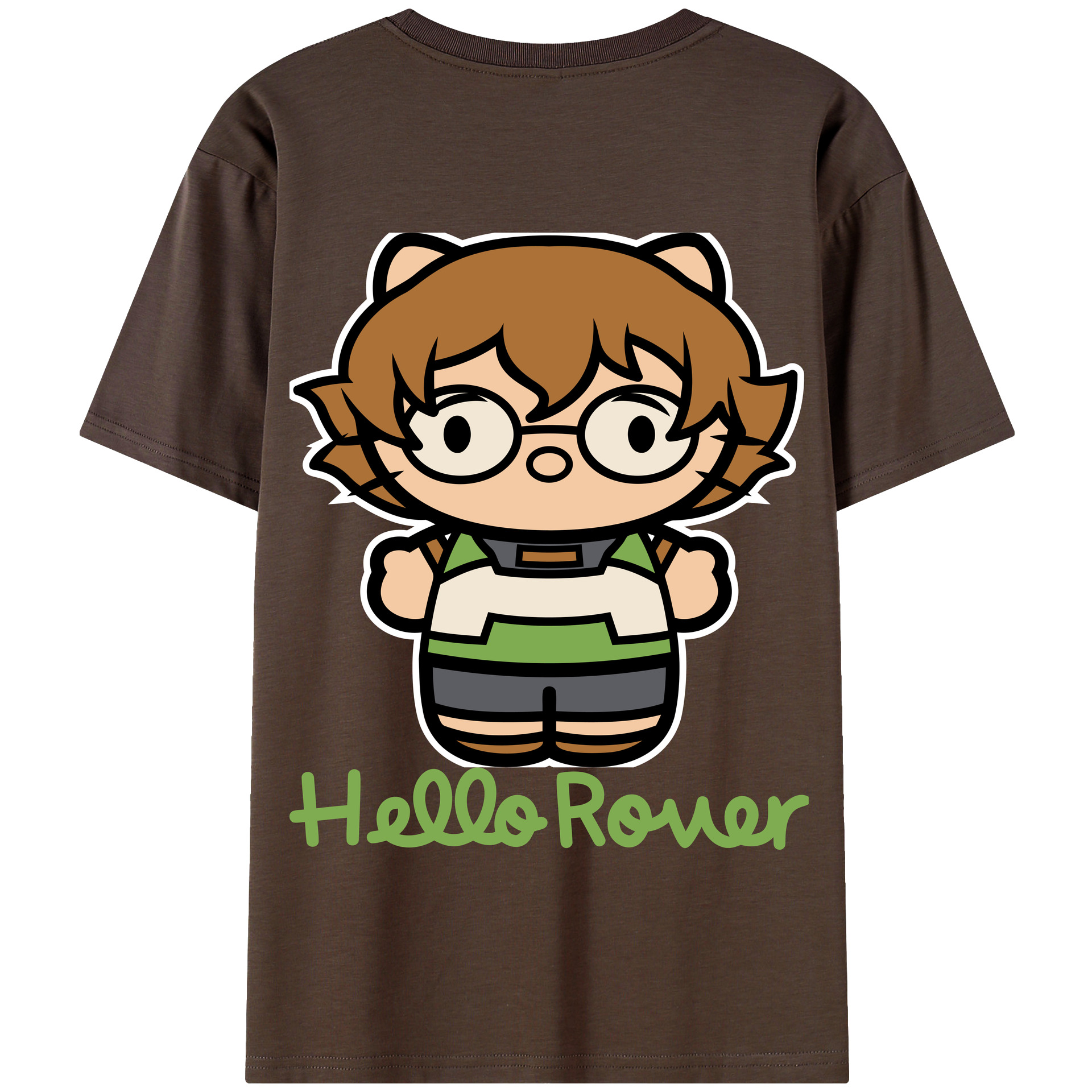 （画像用） Hello Kitty ハローキティ 綿100％半袖Tシャツ（背面プリント）
