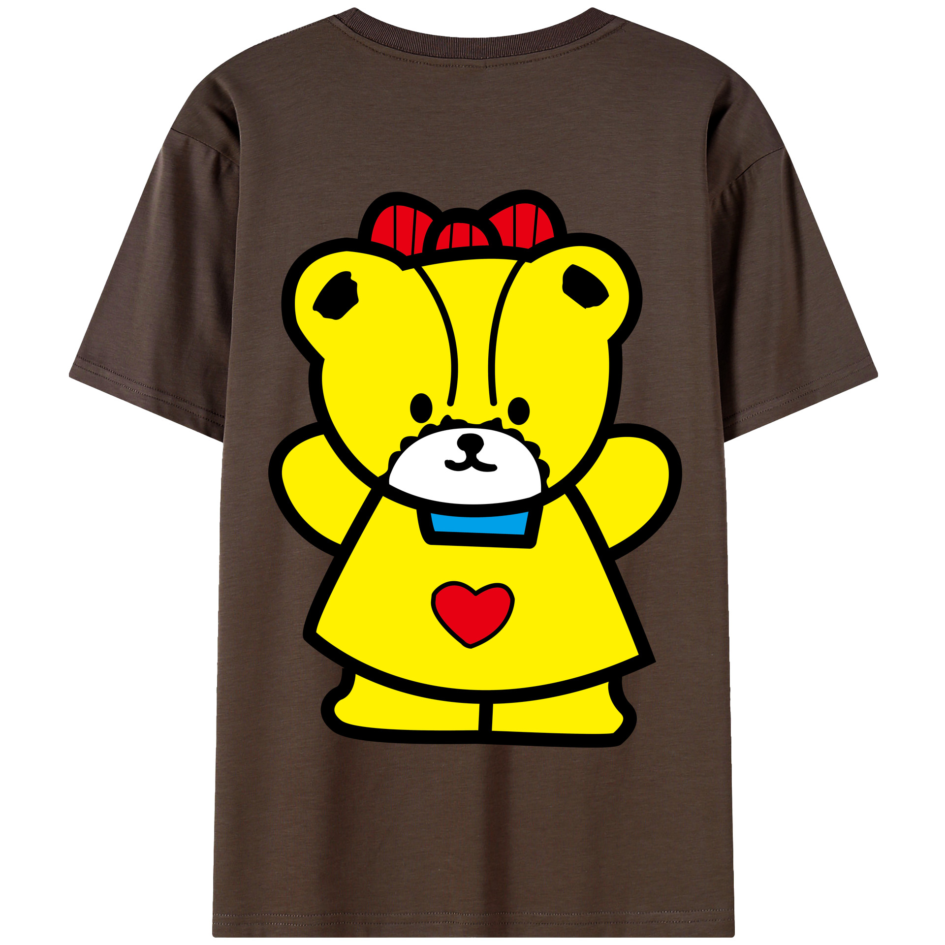 （画像用） Hello Kitty ハローキティ 綿100％半袖Tシャツ（背面プリント）