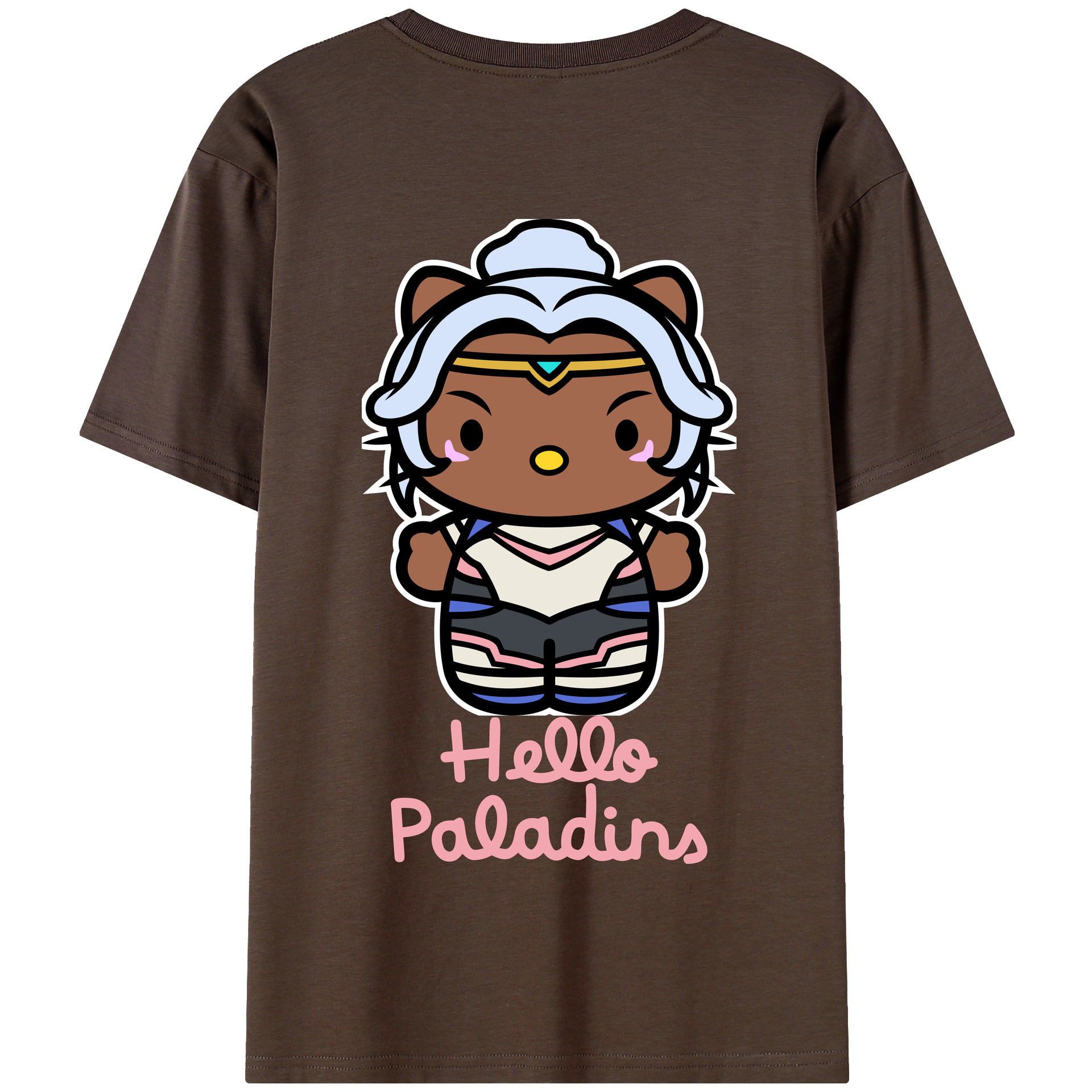 （画像用） Hello Kitty ハローキティ 綿100％半袖Tシャツ（背面プリント）
