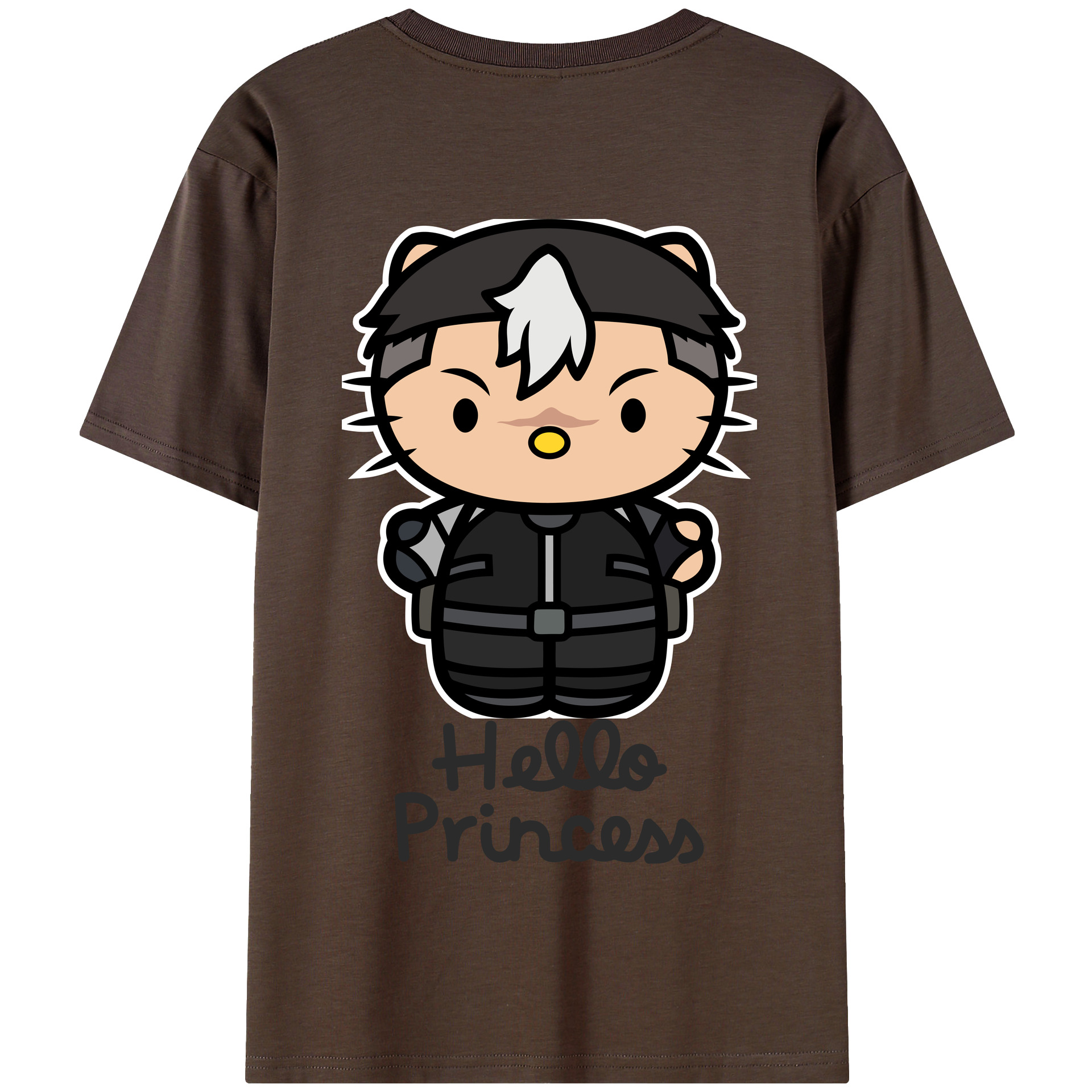 （画像用） Hello Kitty ハローキティ 綿100％半袖Tシャツ（背面プリント）