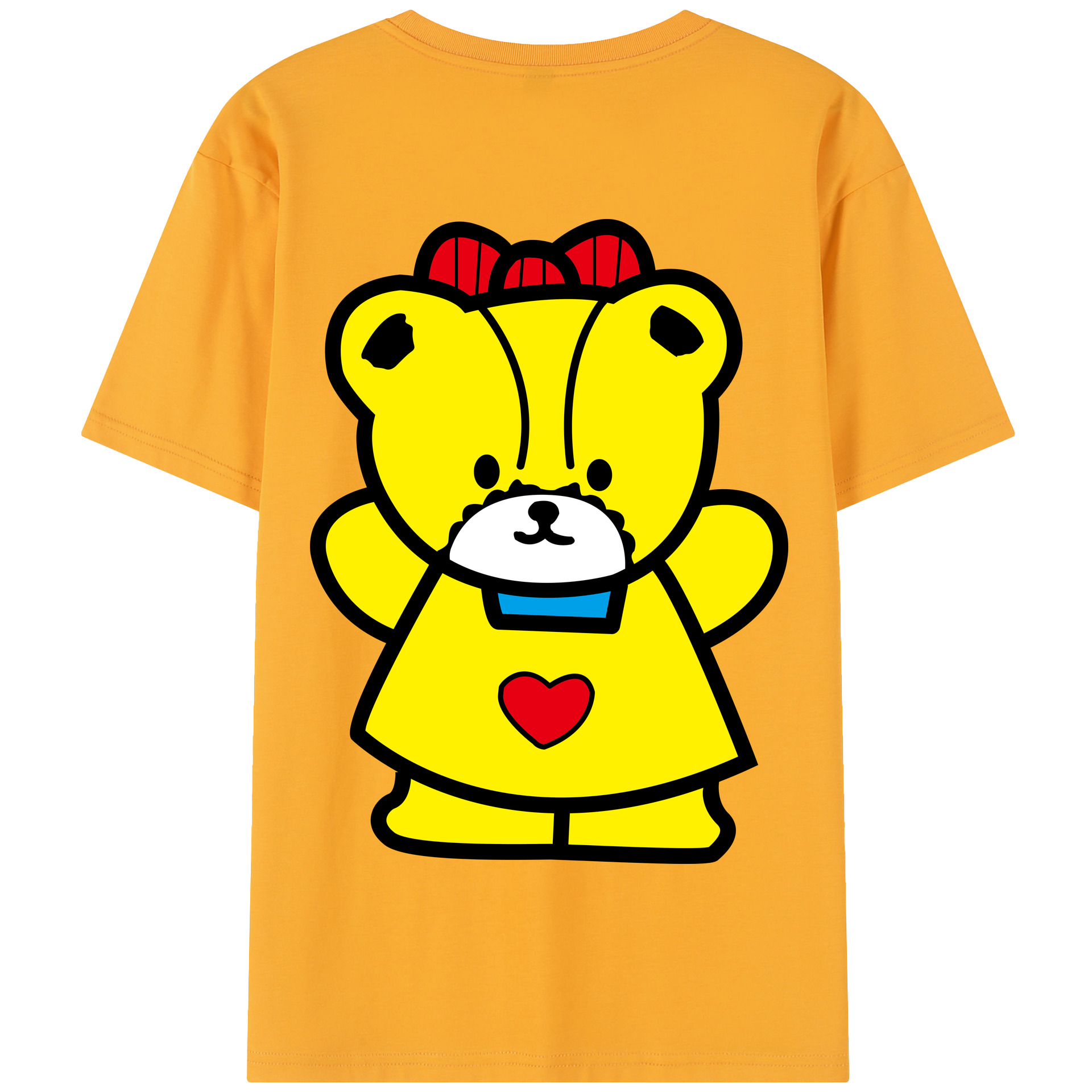 （画像用） Hello Kitty ハローキティ 綿100％半袖Tシャツ（背面プリント）