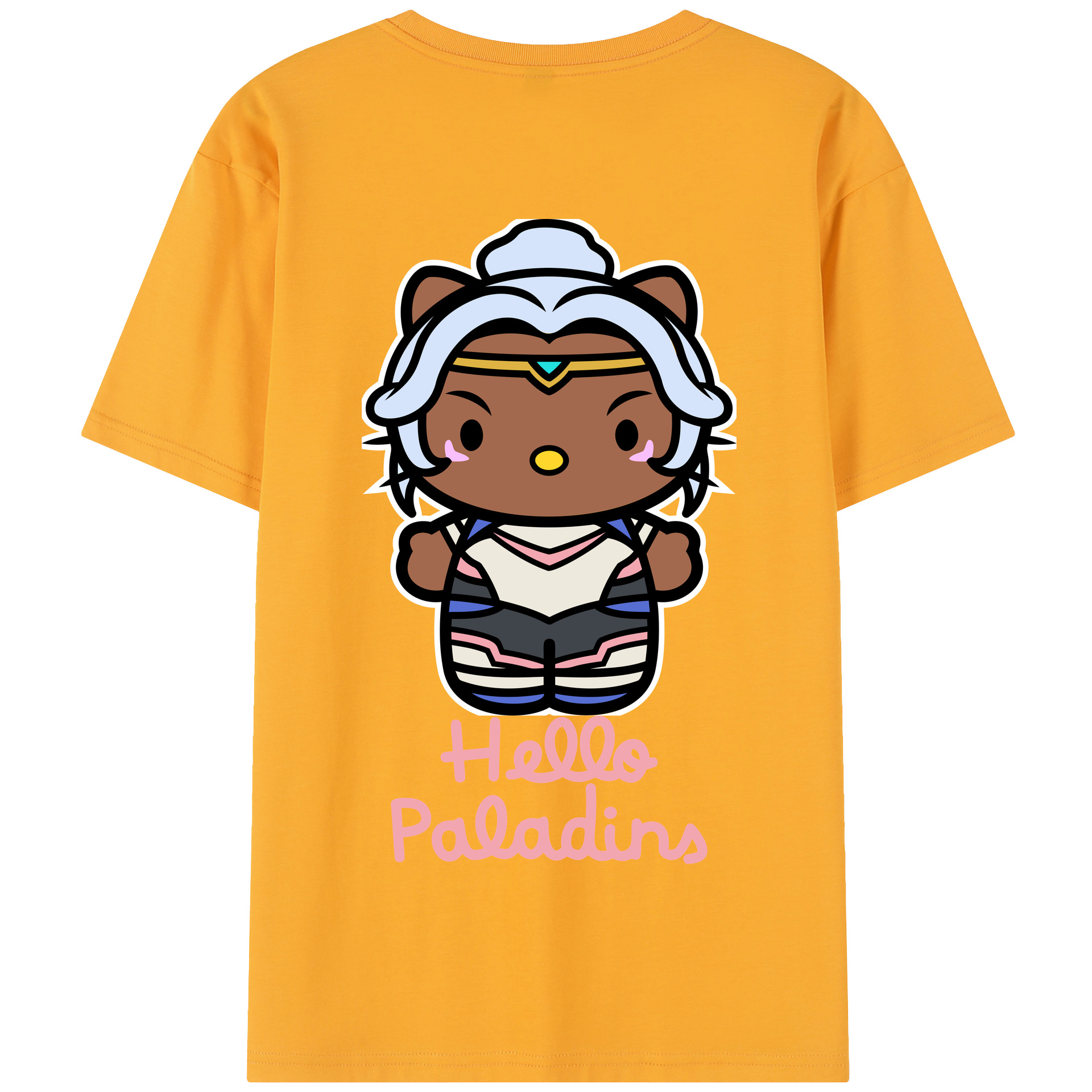 （画像用） Hello Kitty ハローキティ 綿100％半袖Tシャツ（背面プリント）