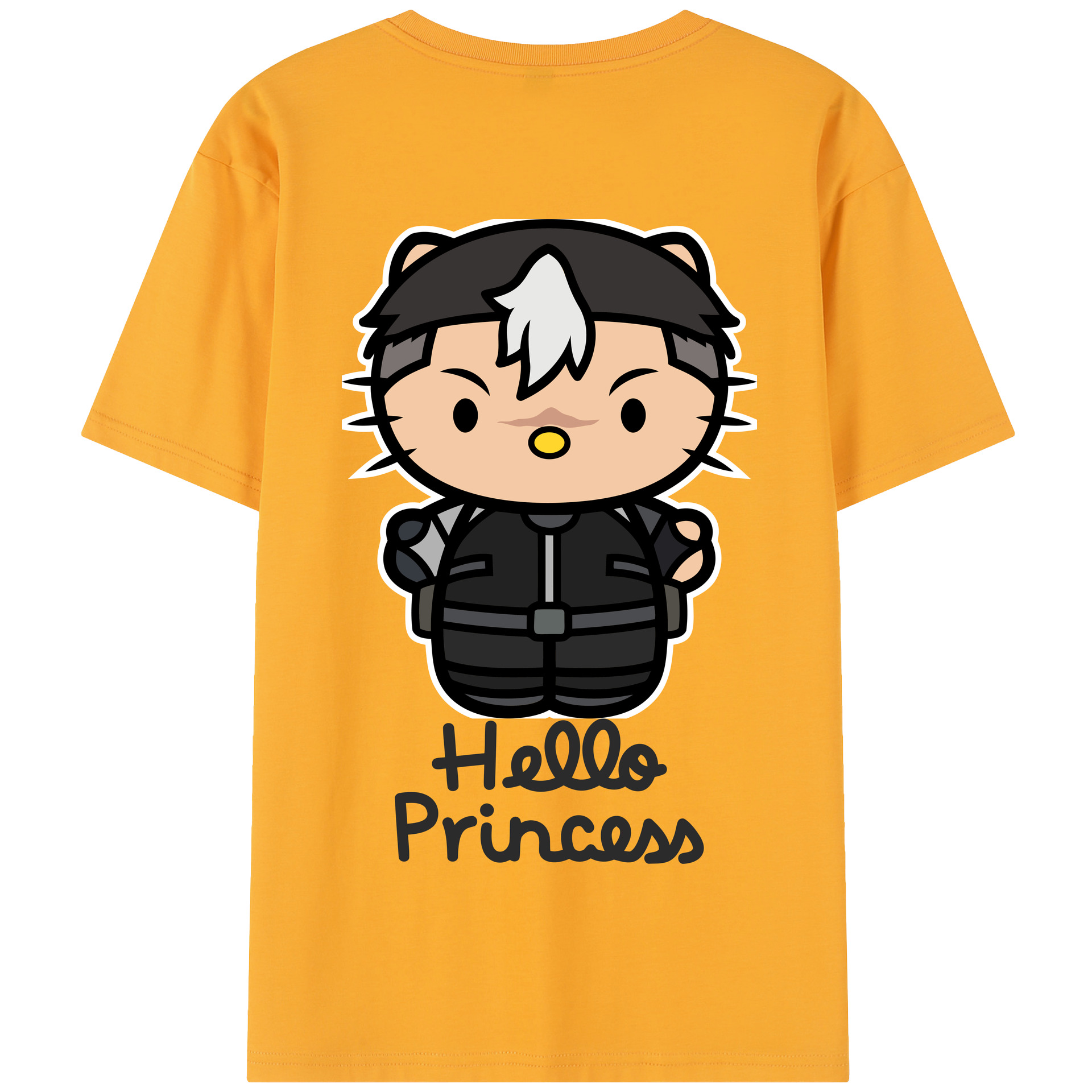 （画像用） Hello Kitty ハローキティ 綿100％半袖Tシャツ（背面プリント）