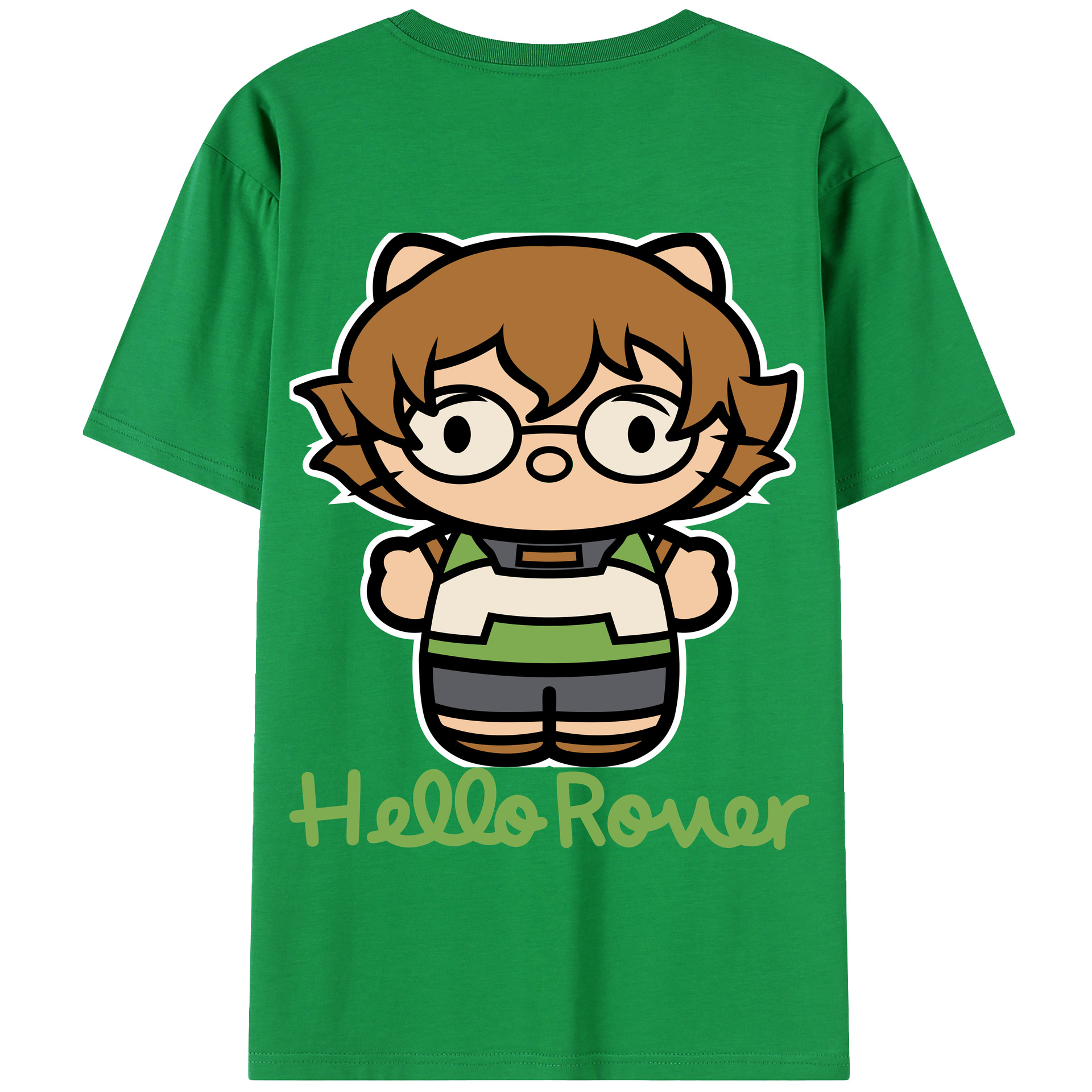 （画像用） Hello Kitty ハローキティ 綿100％半袖Tシャツ（背面プリント）