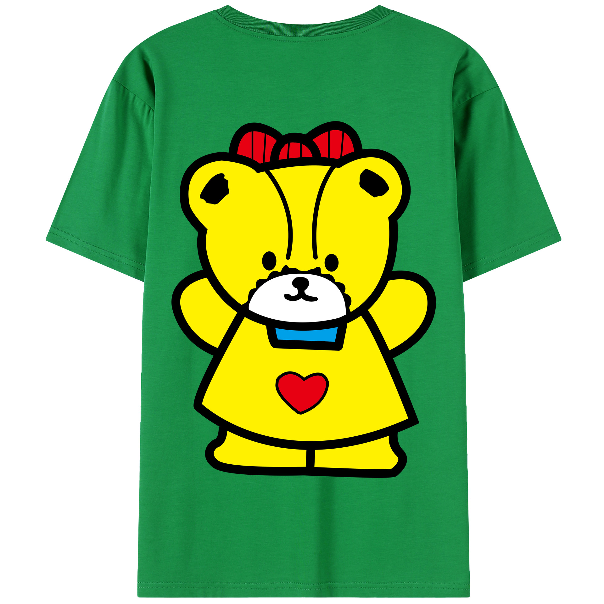 （画像用） Hello Kitty ハローキティ 綿100％半袖Tシャツ（背面プリント）