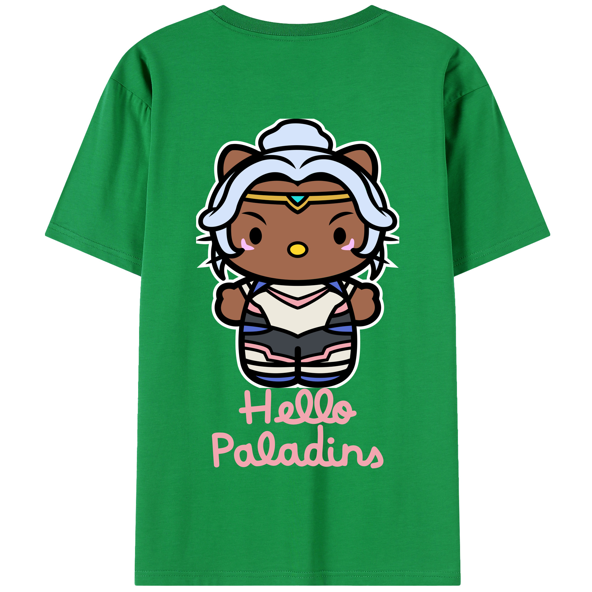 （画像用） Hello Kitty ハローキティ 綿100％半袖Tシャツ（背面プリント）
