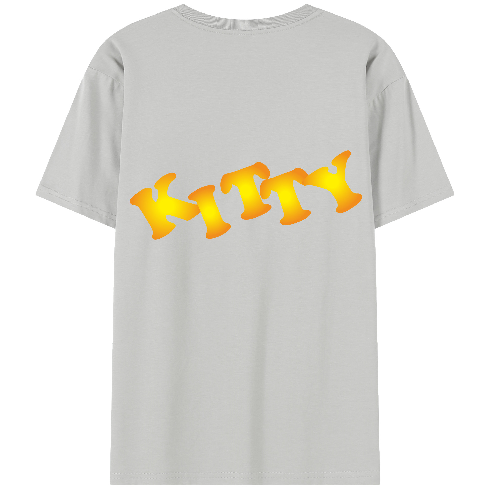 （画像用） Hello Kitty ハローキティ 綿100％半袖Tシャツ（背面プリント）