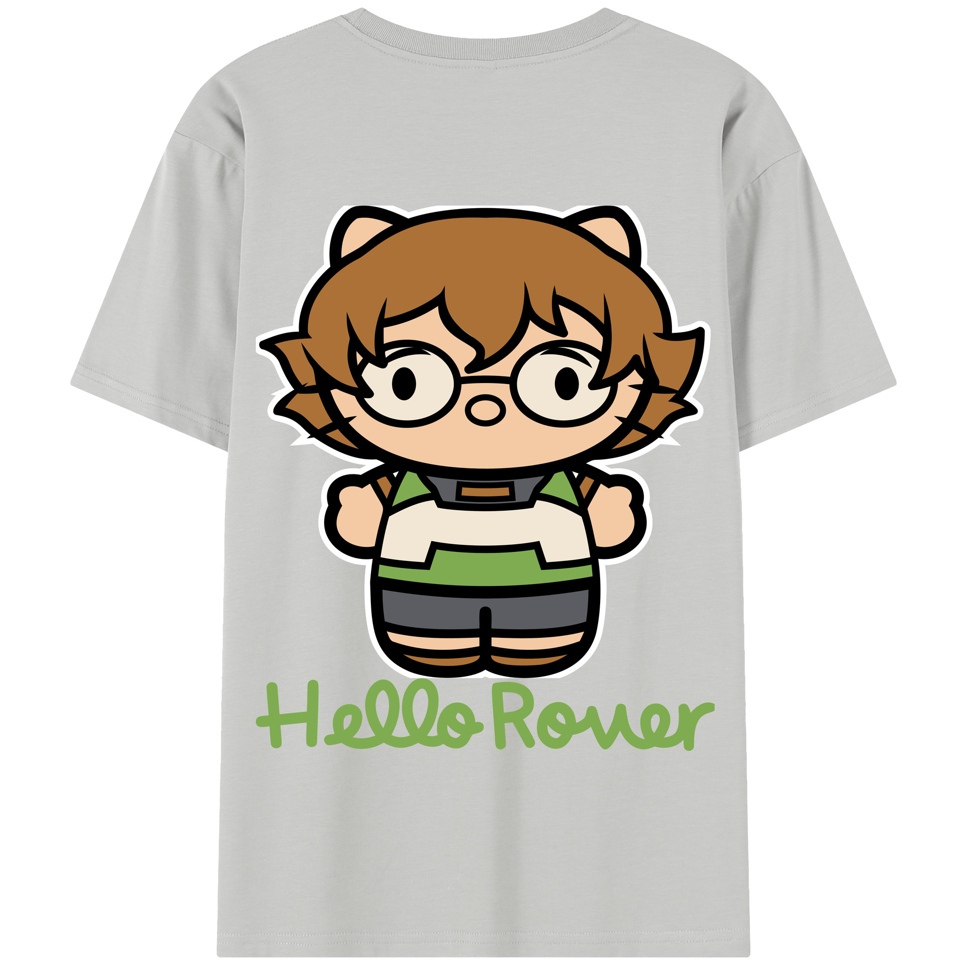 （画像用） Hello Kitty ハローキティ 綿100％半袖Tシャツ（背面プリント）