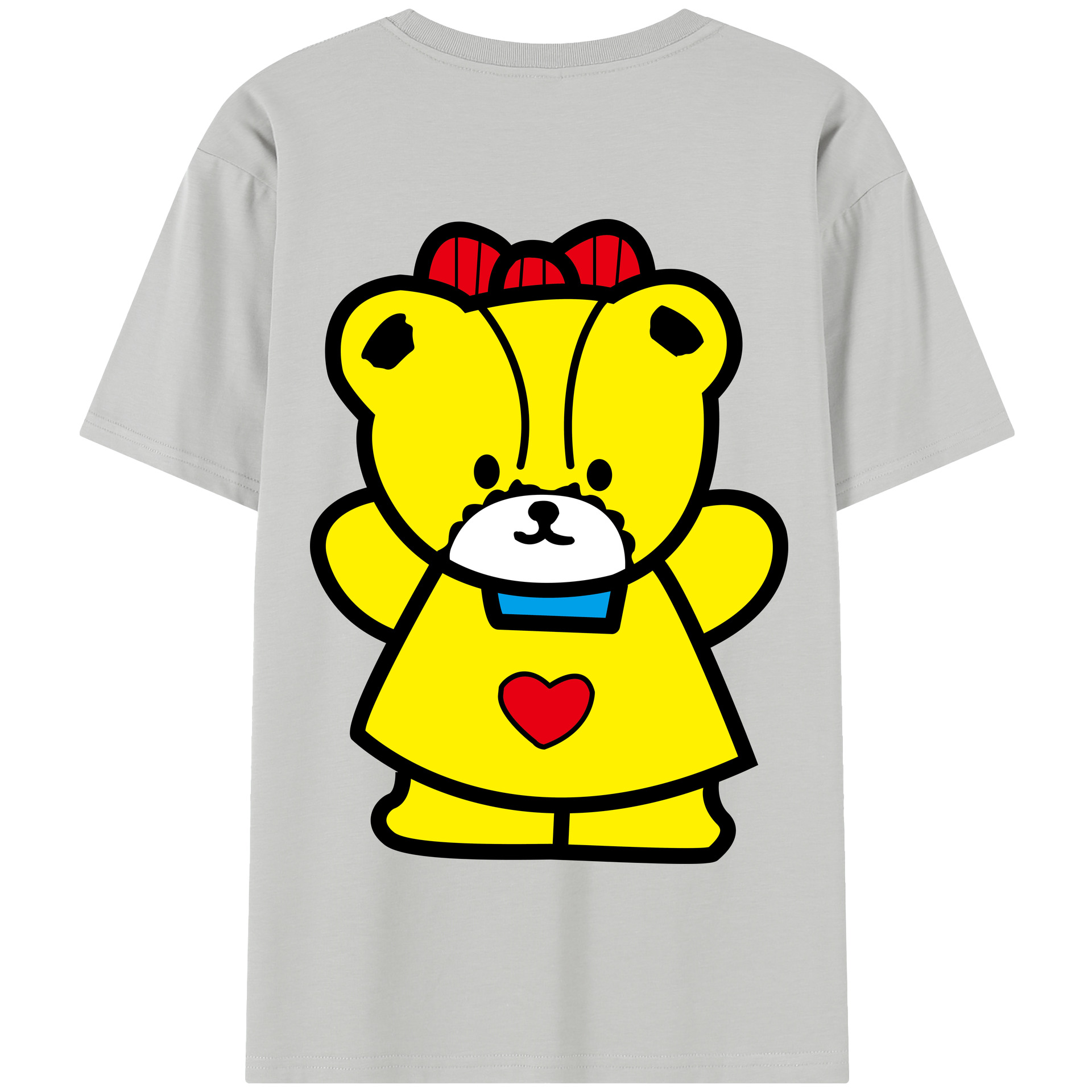 （画像用） Hello Kitty ハローキティ 綿100％半袖Tシャツ（背面プリント）