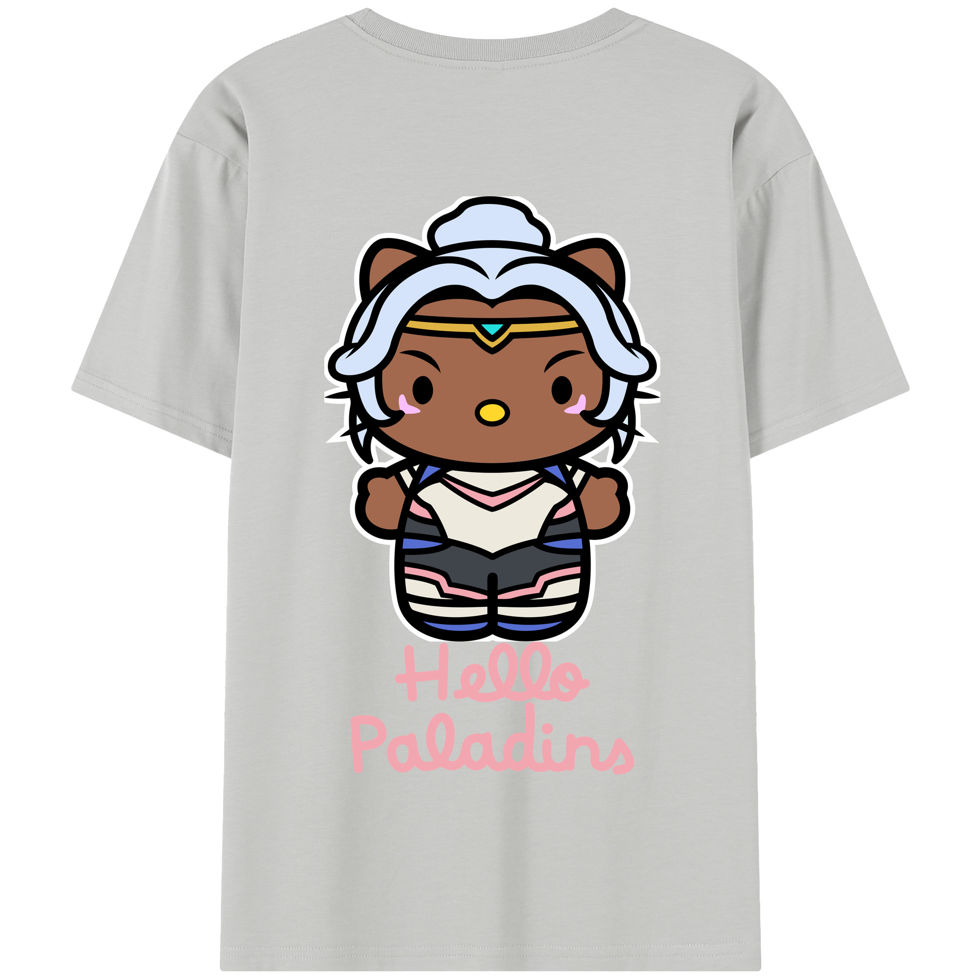（画像用） Hello Kitty ハローキティ 綿100％半袖Tシャツ（背面プリント）