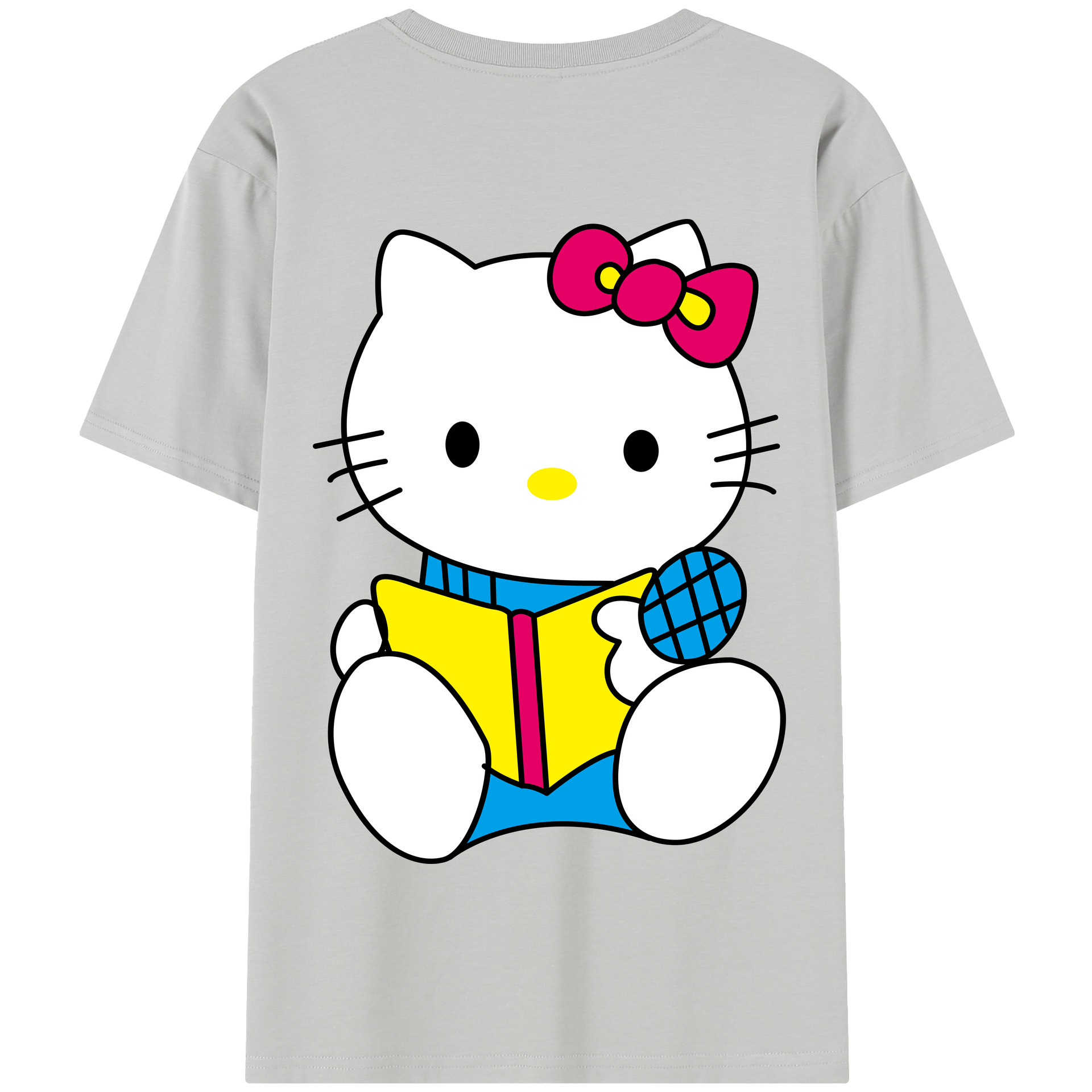 （画像用） Hello Kitty ハローキティ 綿100％半袖Tシャツ（背面プリント）
