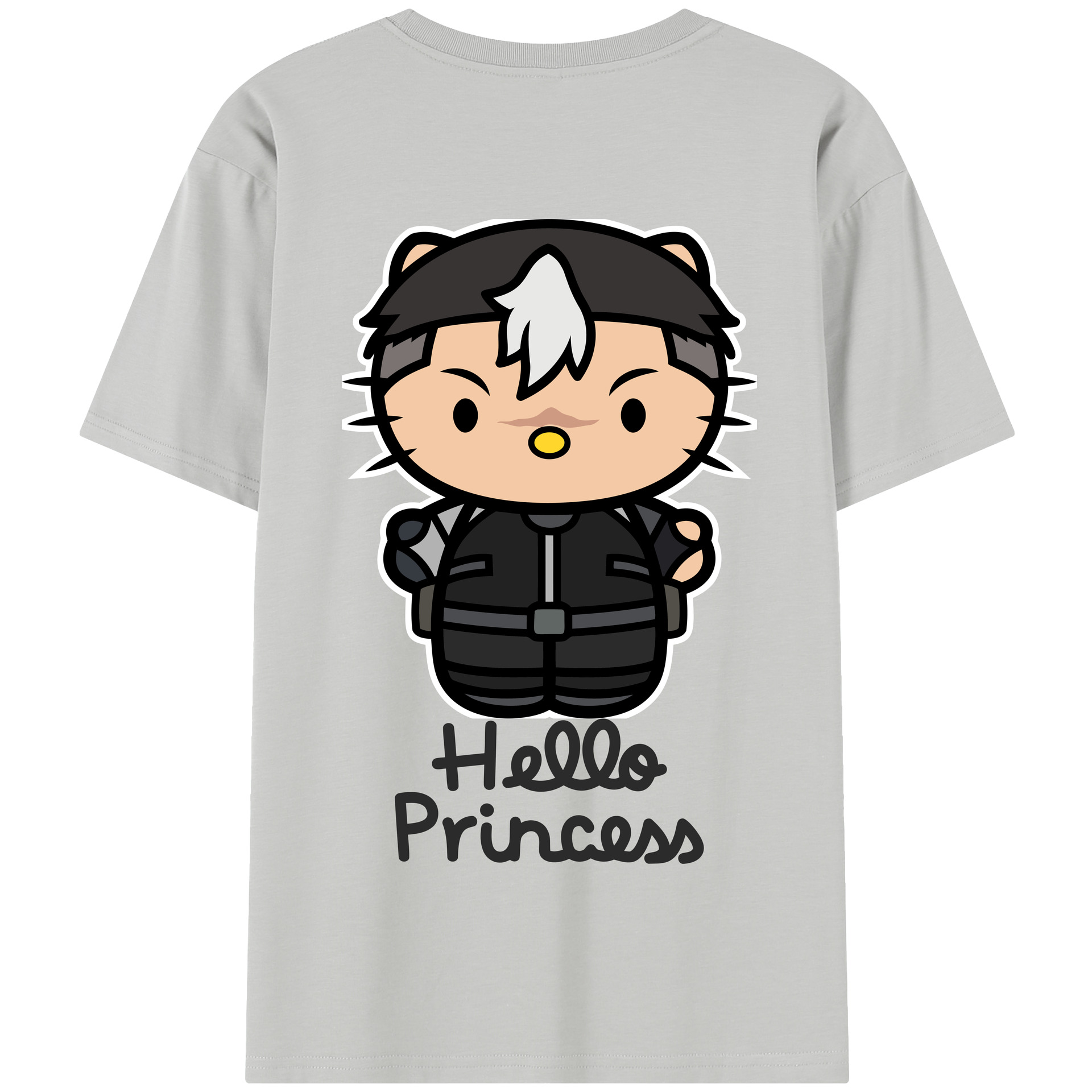 （画像用） Hello Kitty ハローキティ 綿100％半袖Tシャツ（背面プリント）