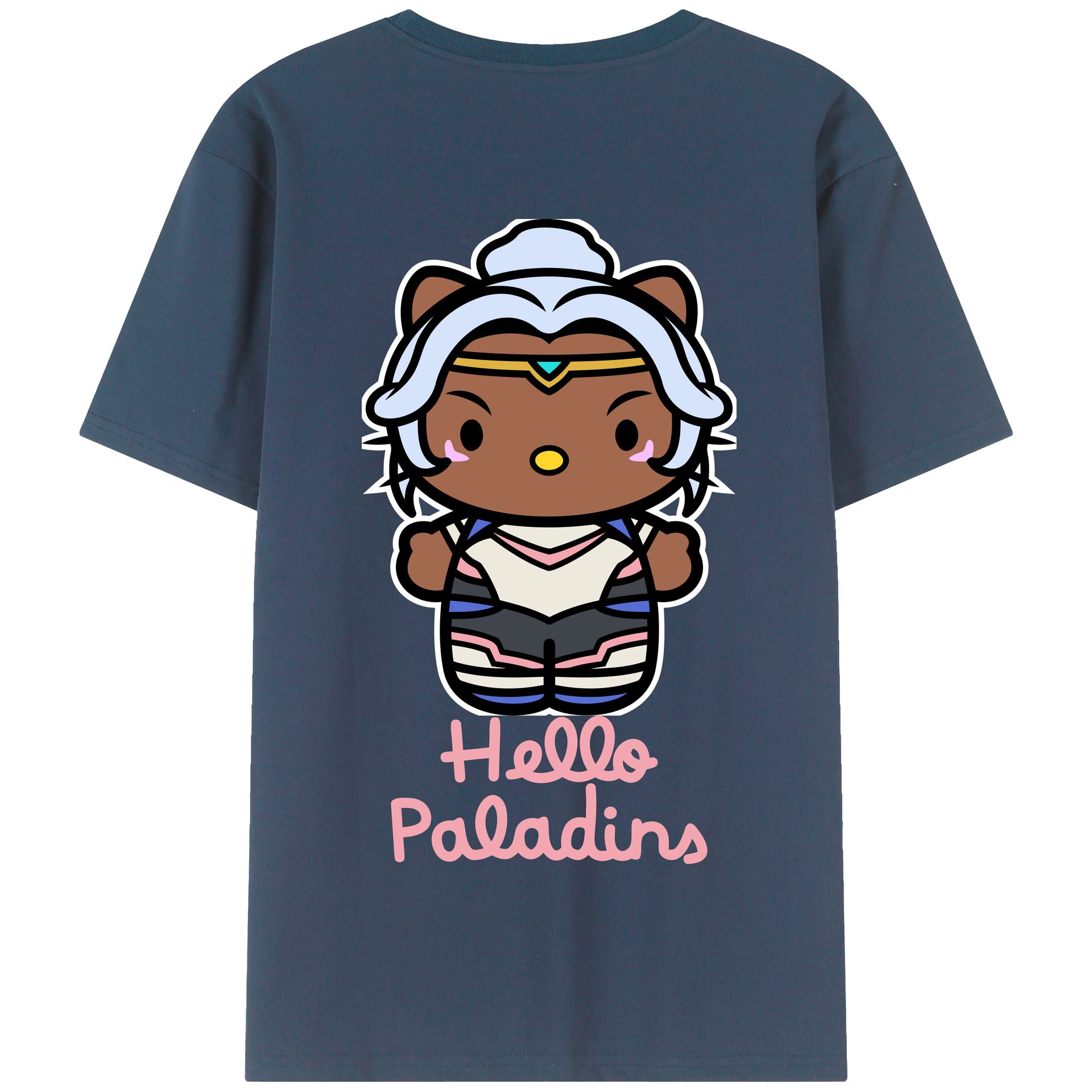 （画像用） Hello Kitty ハローキティ 綿100％半袖Tシャツ（背面プリント）