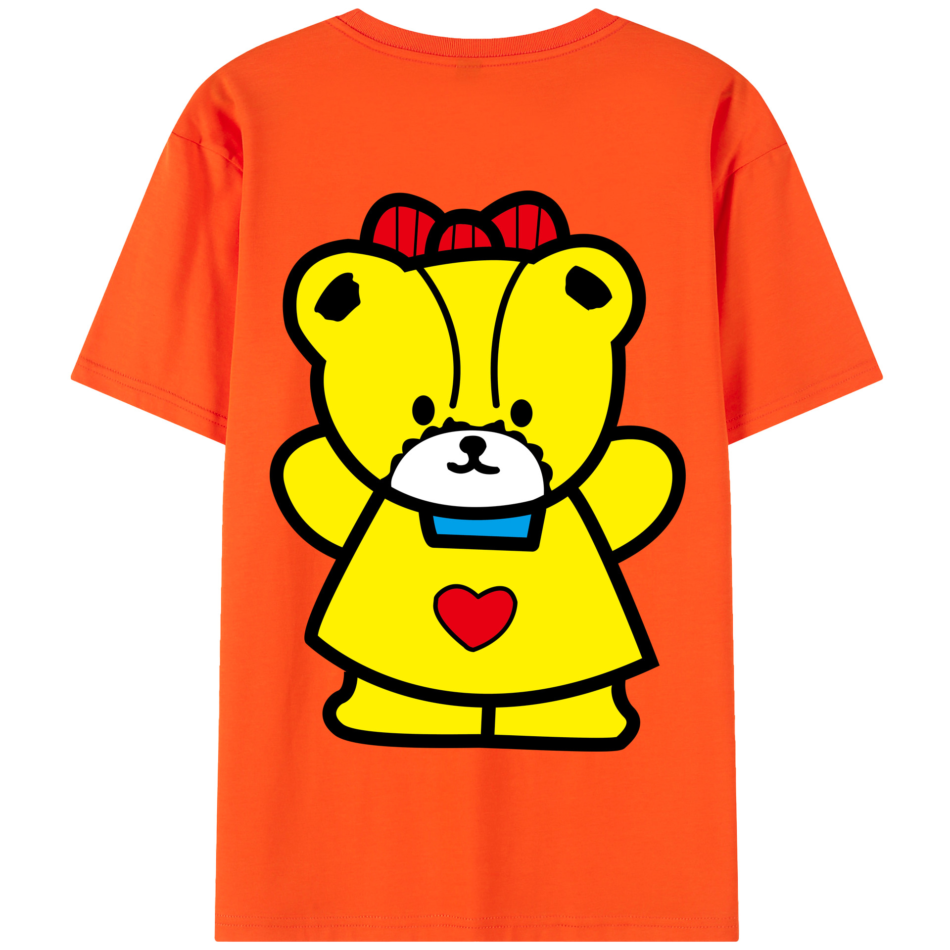 （画像用） Hello Kitty ハローキティ 綿100％半袖Tシャツ（背面プリント）