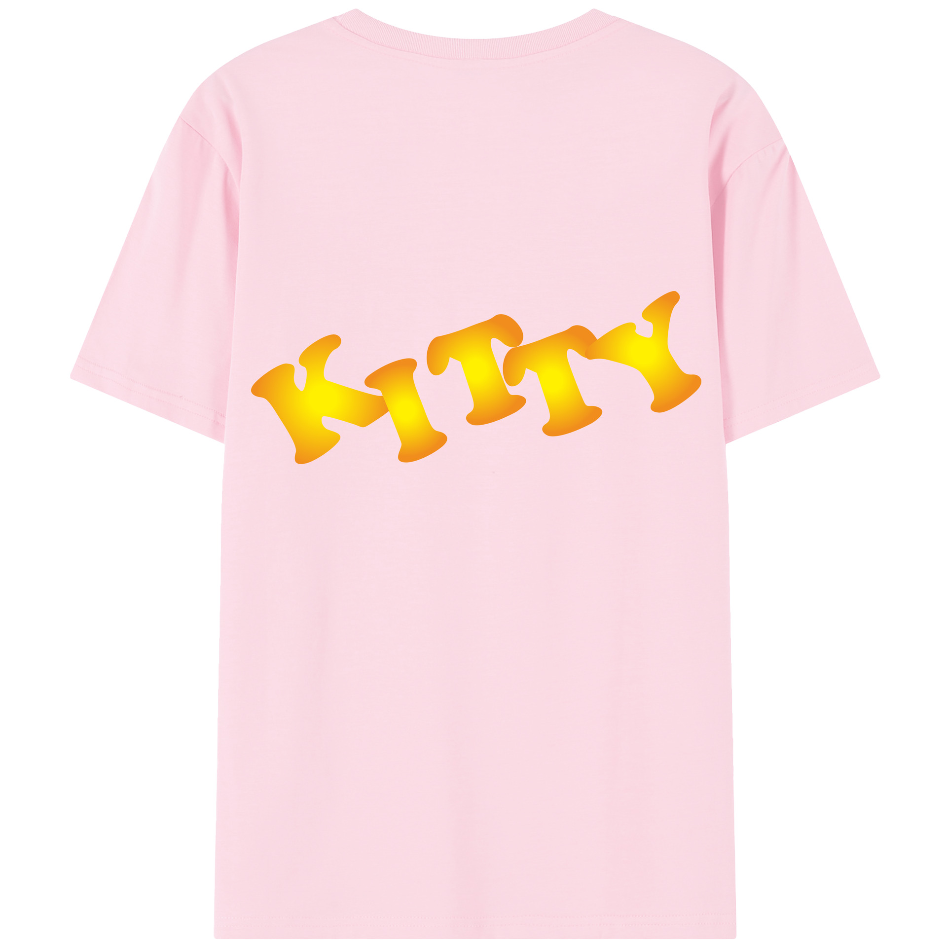 （画像用） Hello Kitty ハローキティ 綿100％半袖Tシャツ（背面プリント）