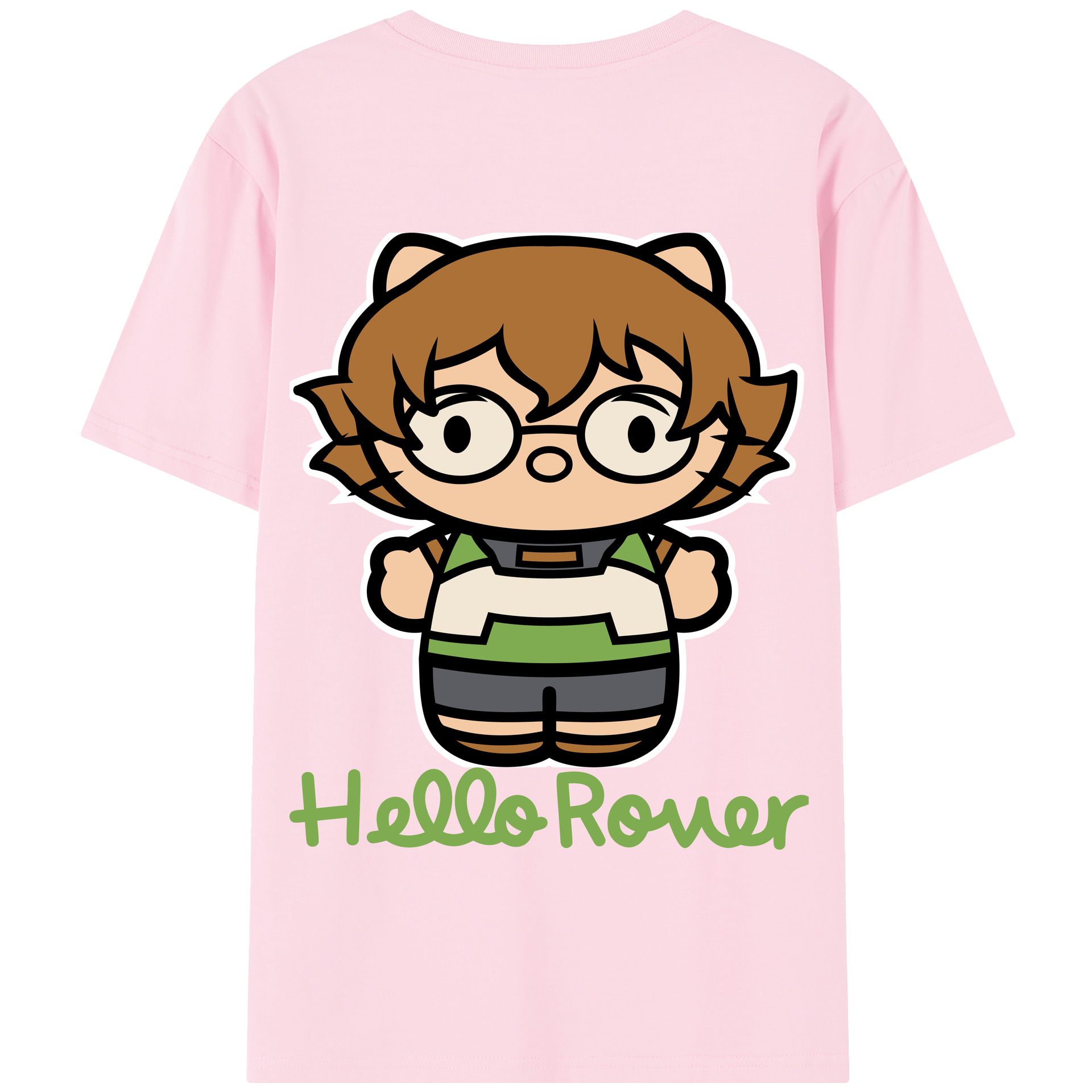 （画像用） Hello Kitty ハローキティ 綿100％半袖Tシャツ（背面プリント）