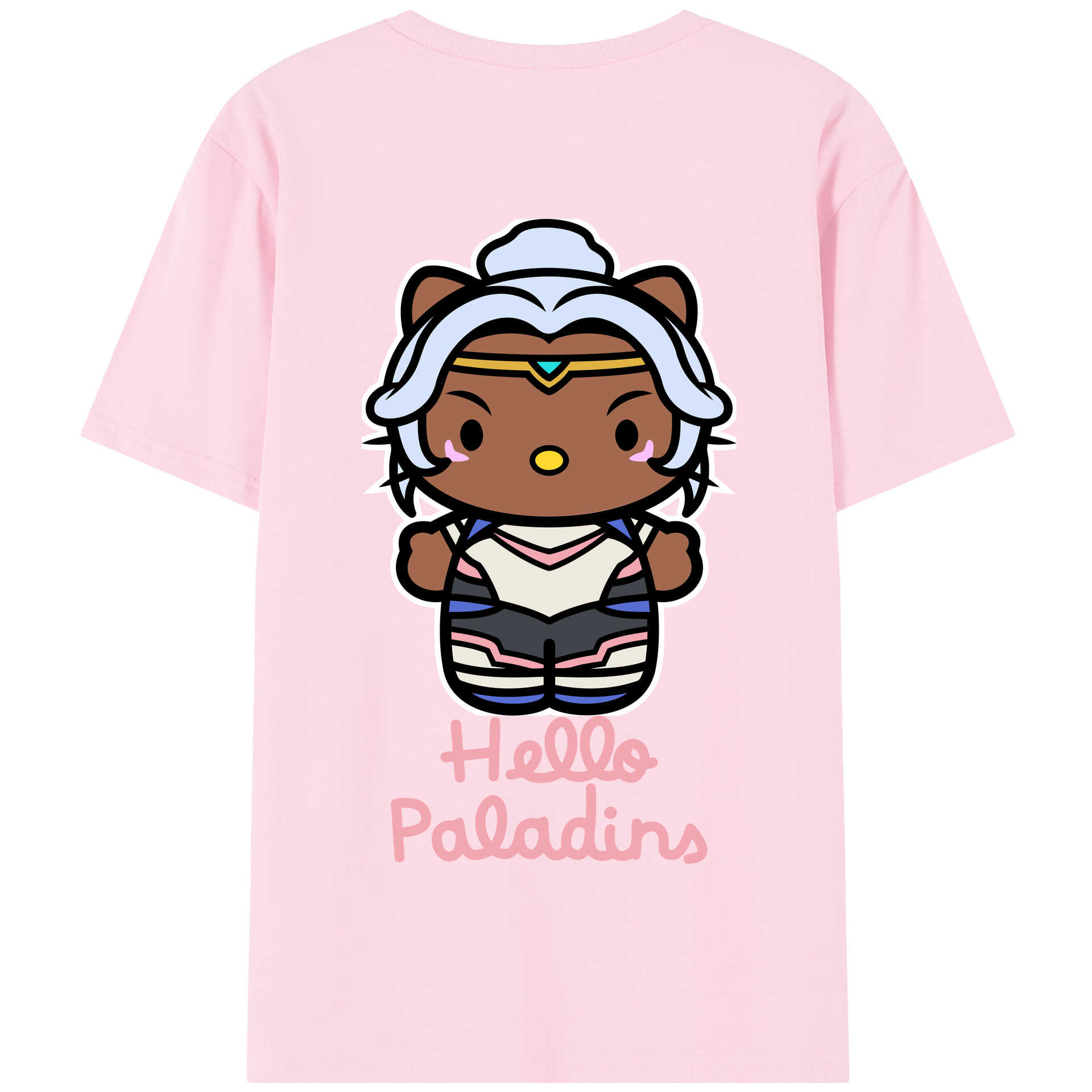 （画像用） Hello Kitty ハローキティ 綿100％半袖Tシャツ（背面プリント）