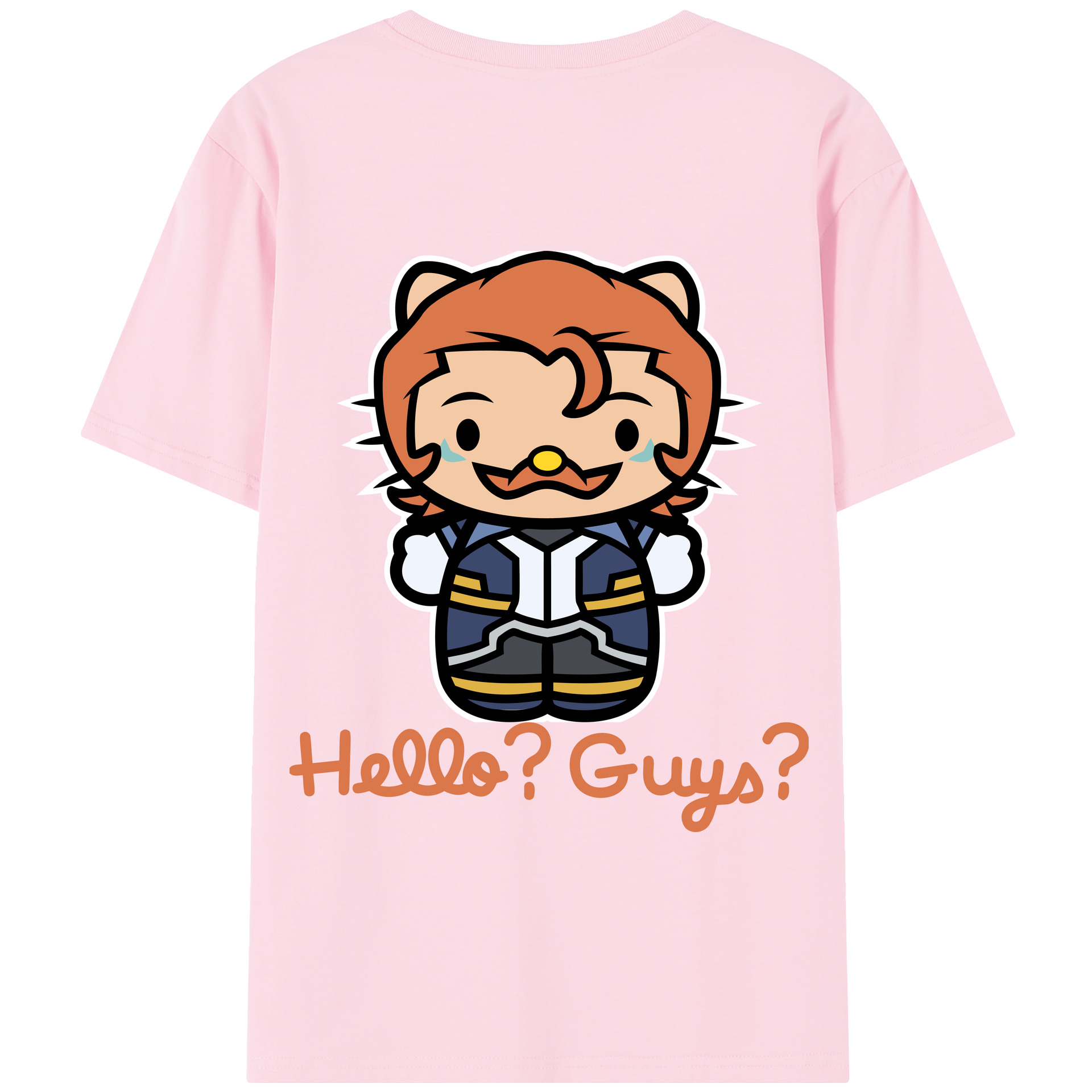 （画像用） Hello Kitty ハローキティ 綿100％半袖Tシャツ（背面プリント）