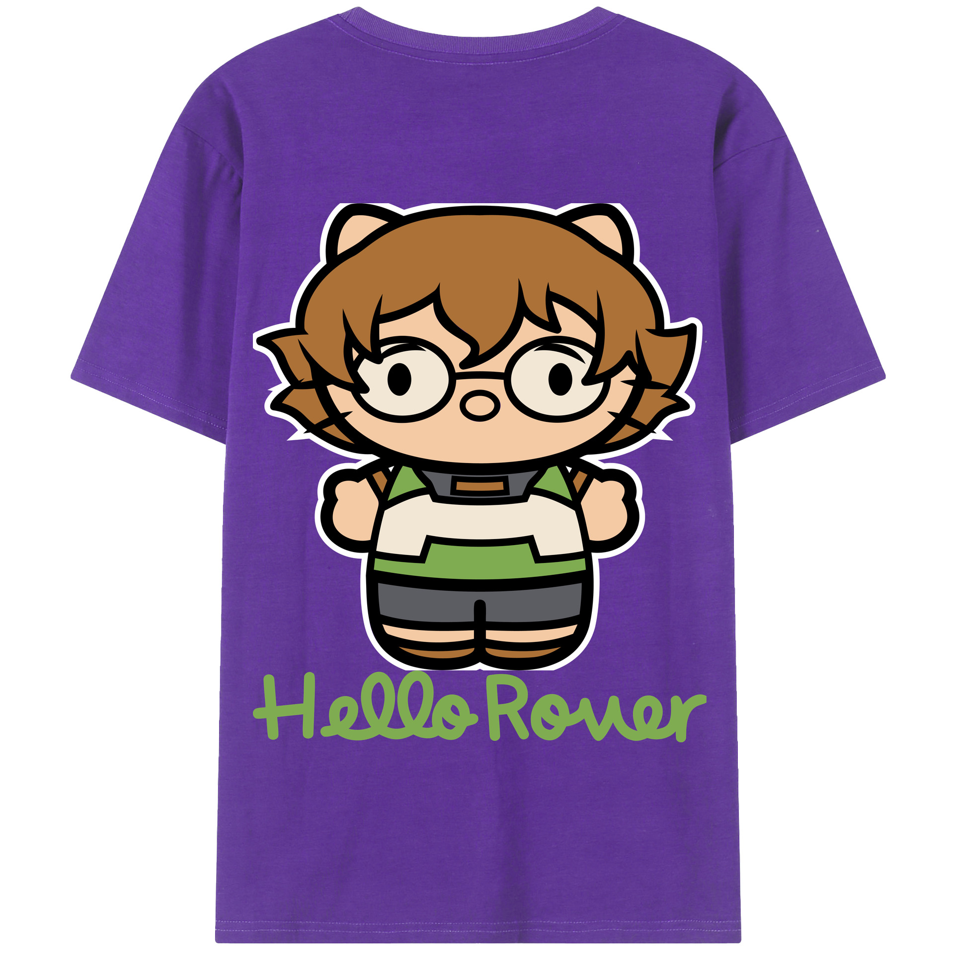 （画像用） Hello Kitty ハローキティ 綿100％半袖Tシャツ（背面プリント）