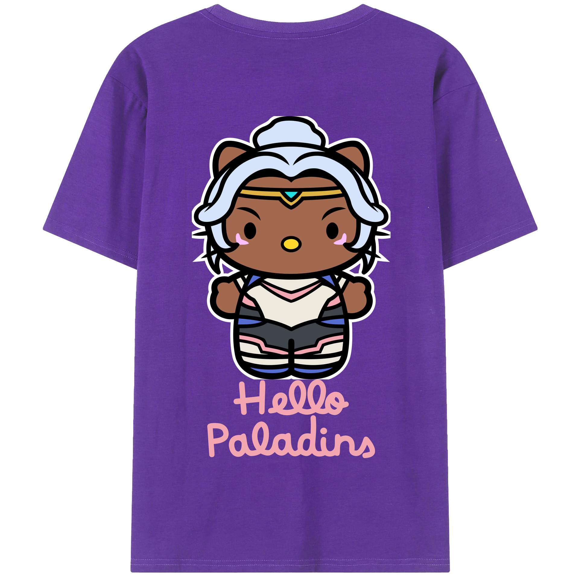 （画像用） Hello Kitty ハローキティ 綿100％半袖Tシャツ（背面プリント）
