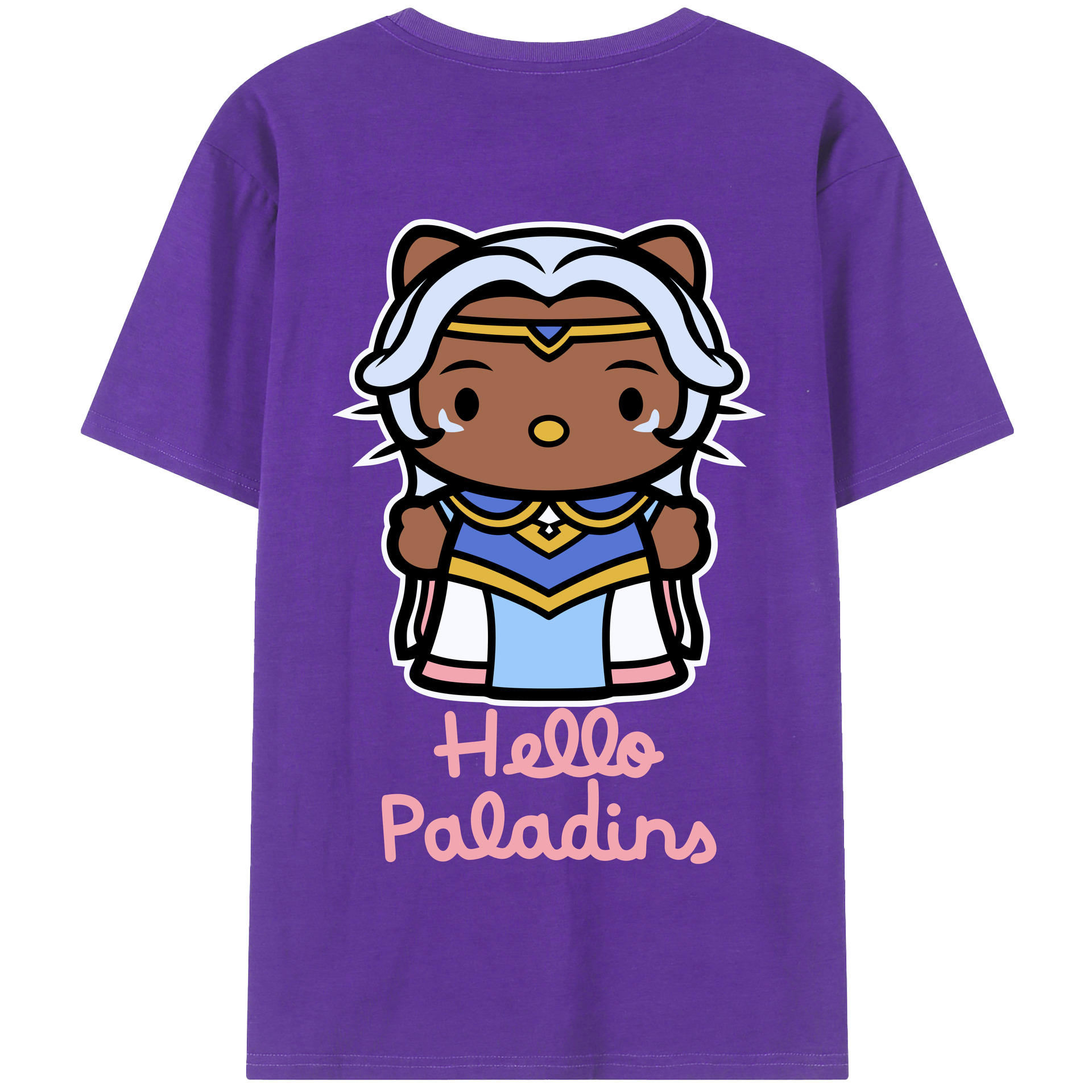 （画像用） Hello Kitty ハローキティ 綿100％半袖Tシャツ（背面プリント）