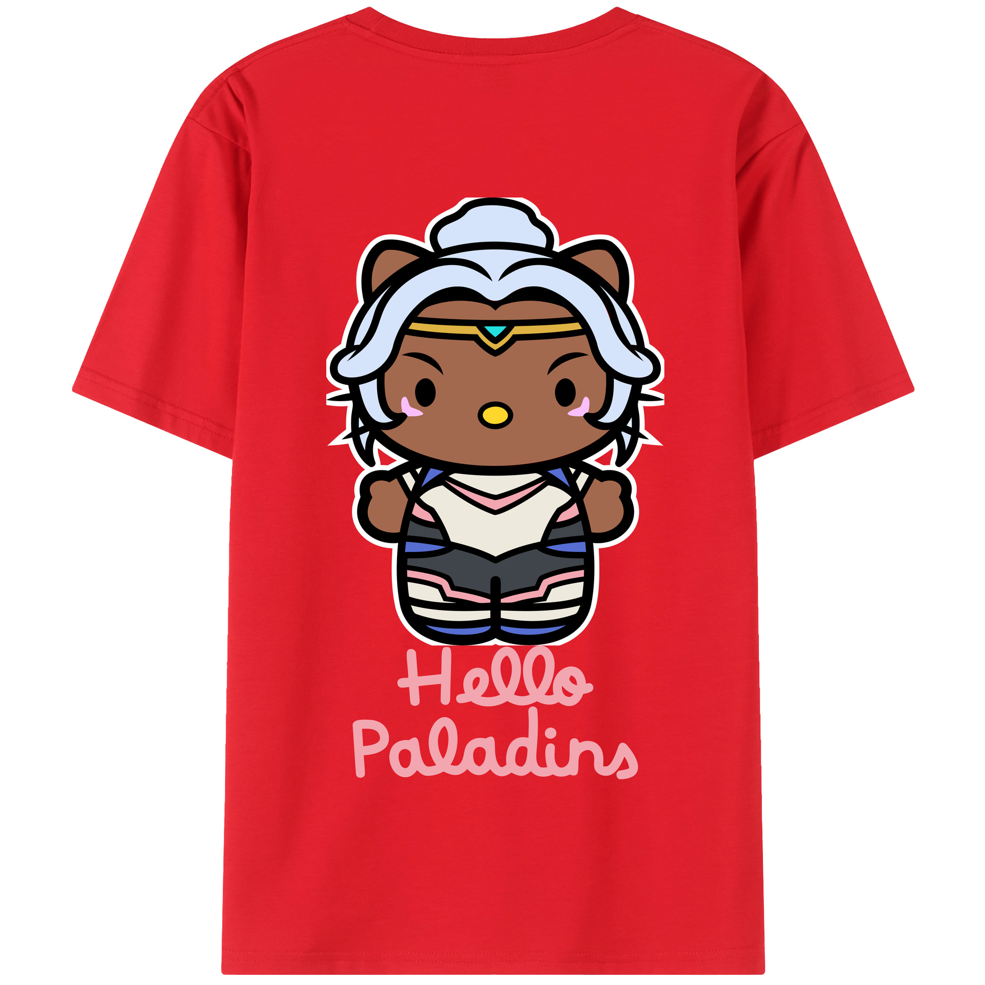 （画像用） Hello Kitty ハローキティ 綿100％半袖Tシャツ（背面プリント）
