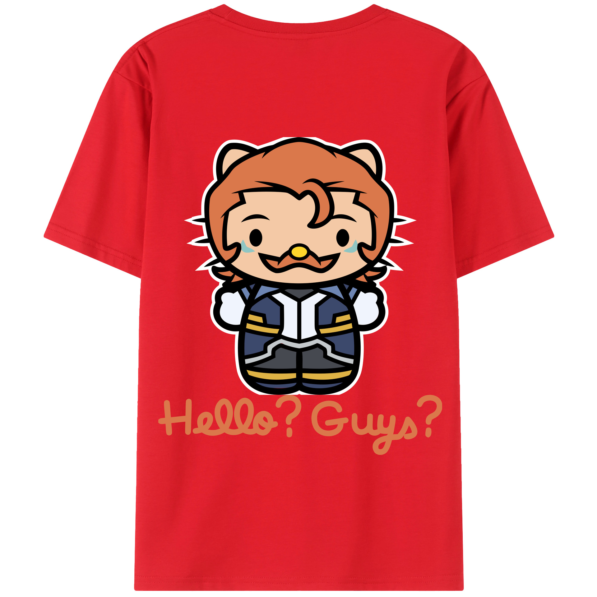 （画像用） Hello Kitty ハローキティ 綿100％半袖Tシャツ（背面プリント）