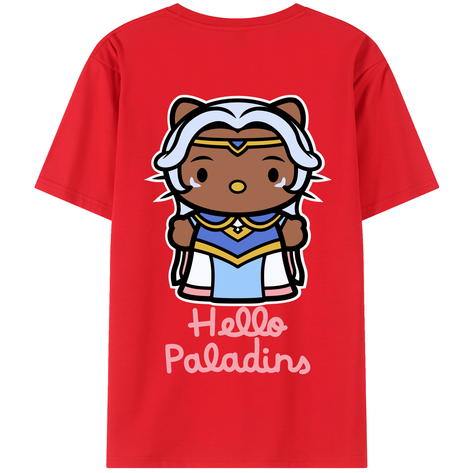 （画像用） Hello Kitty ハローキティ 綿100％半袖Tシャツ（背面プリント）