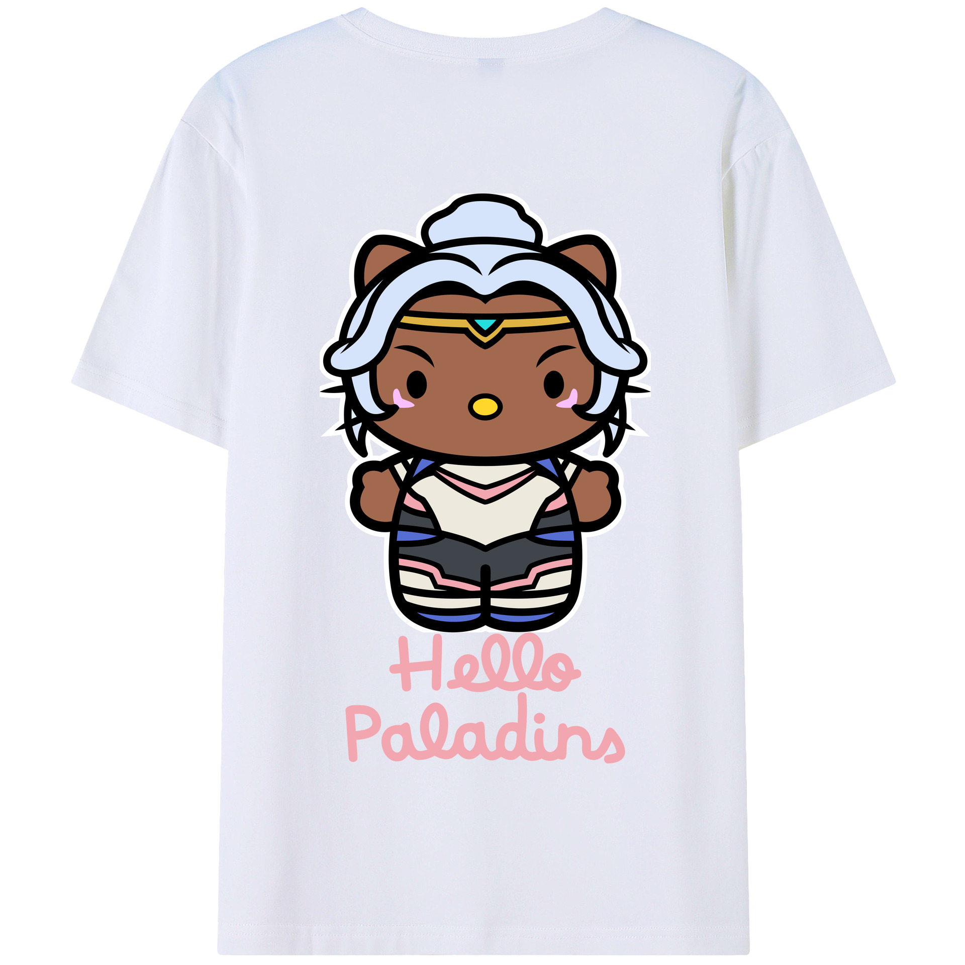 （画像用） Hello Kitty ハローキティ 綿100％半袖Tシャツ（背面プリント）