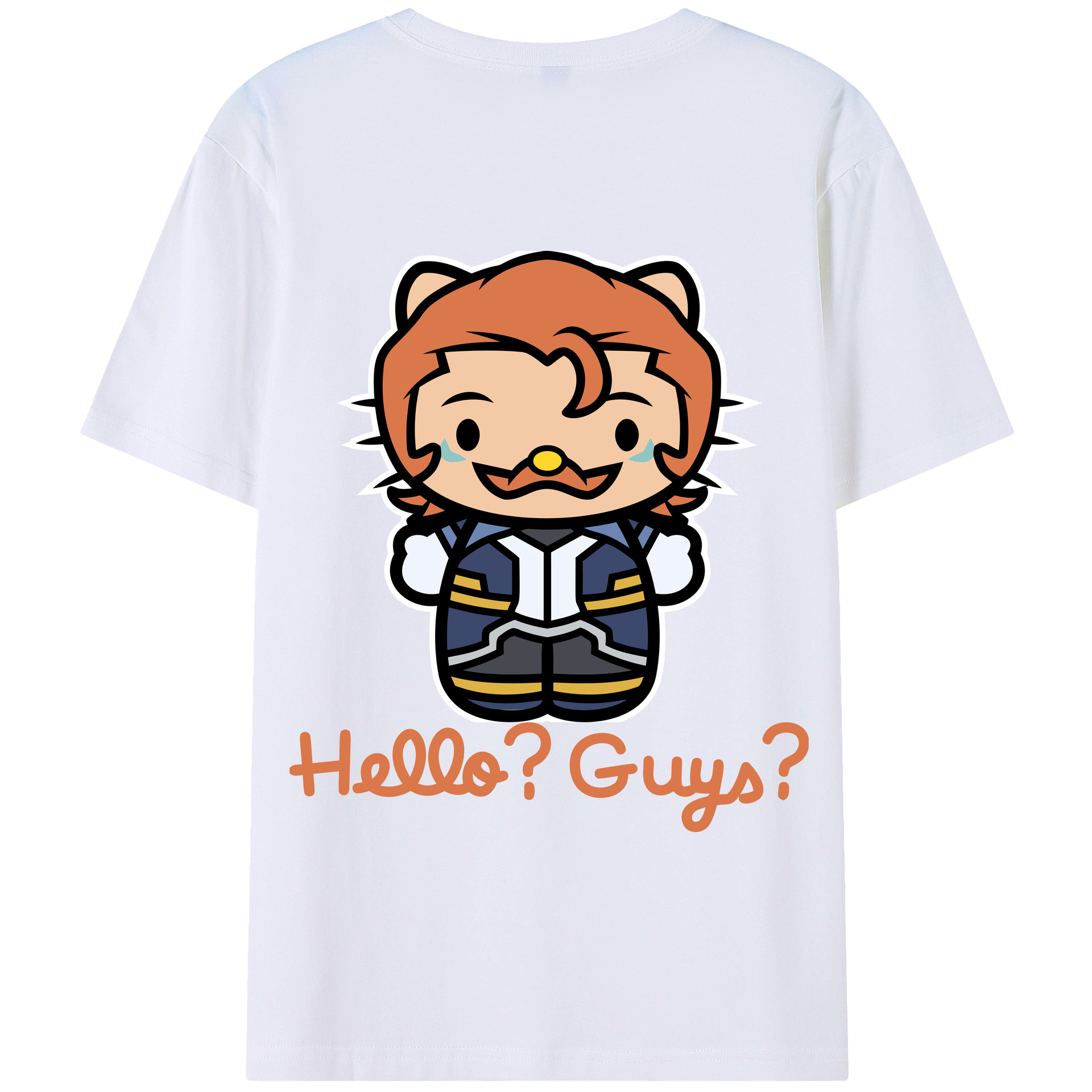 （画像用） Hello Kitty ハローキティ 綿100％半袖Tシャツ（背面プリント）