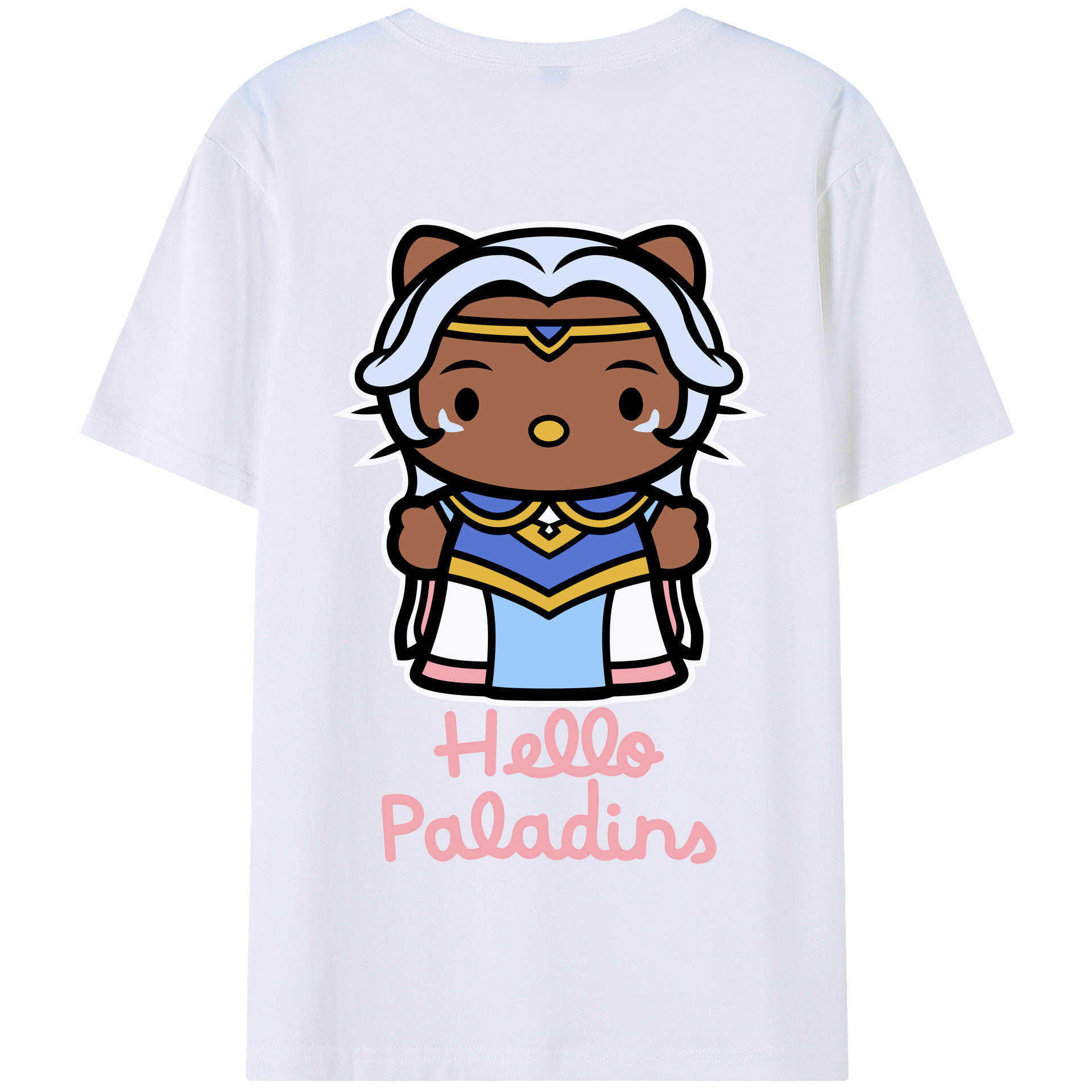 （画像用） Hello Kitty ハローキティ 綿100％半袖Tシャツ（背面プリント）