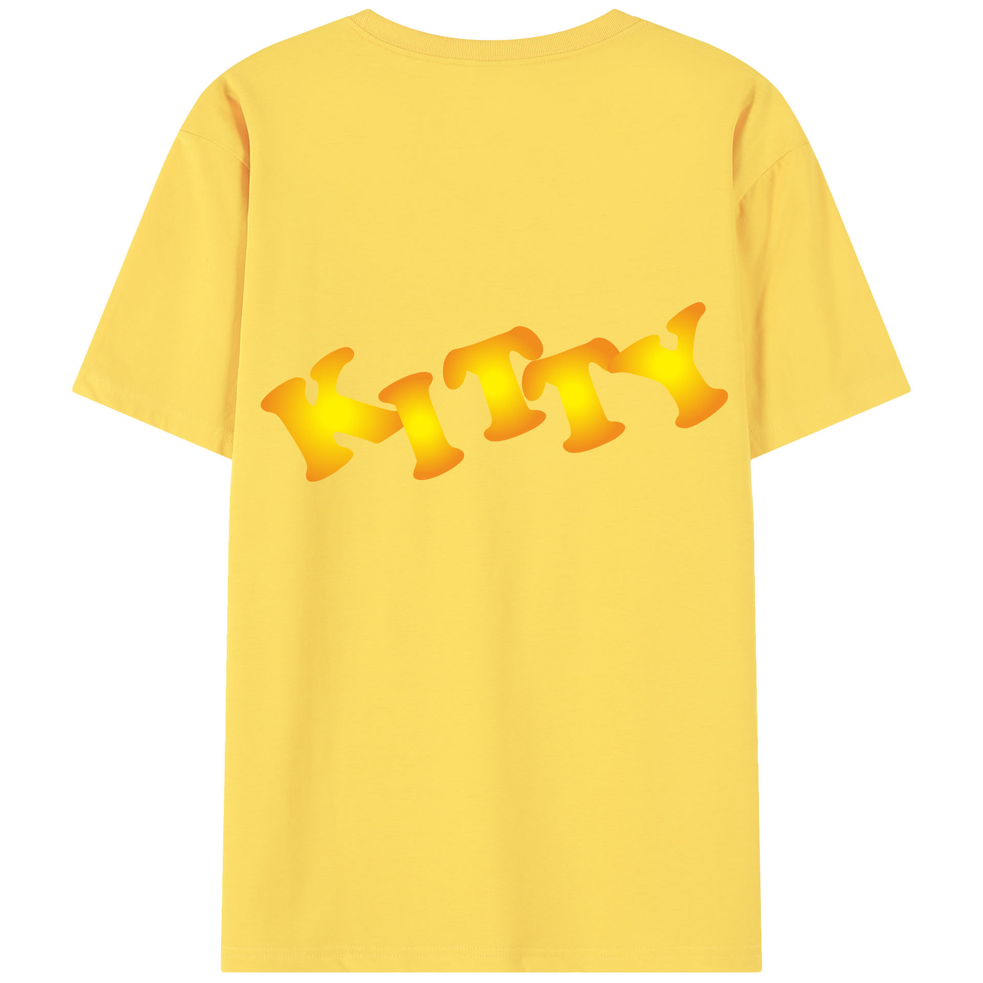 （画像用） Hello Kitty ハローキティ 綿100％半袖Tシャツ（背面プリント）